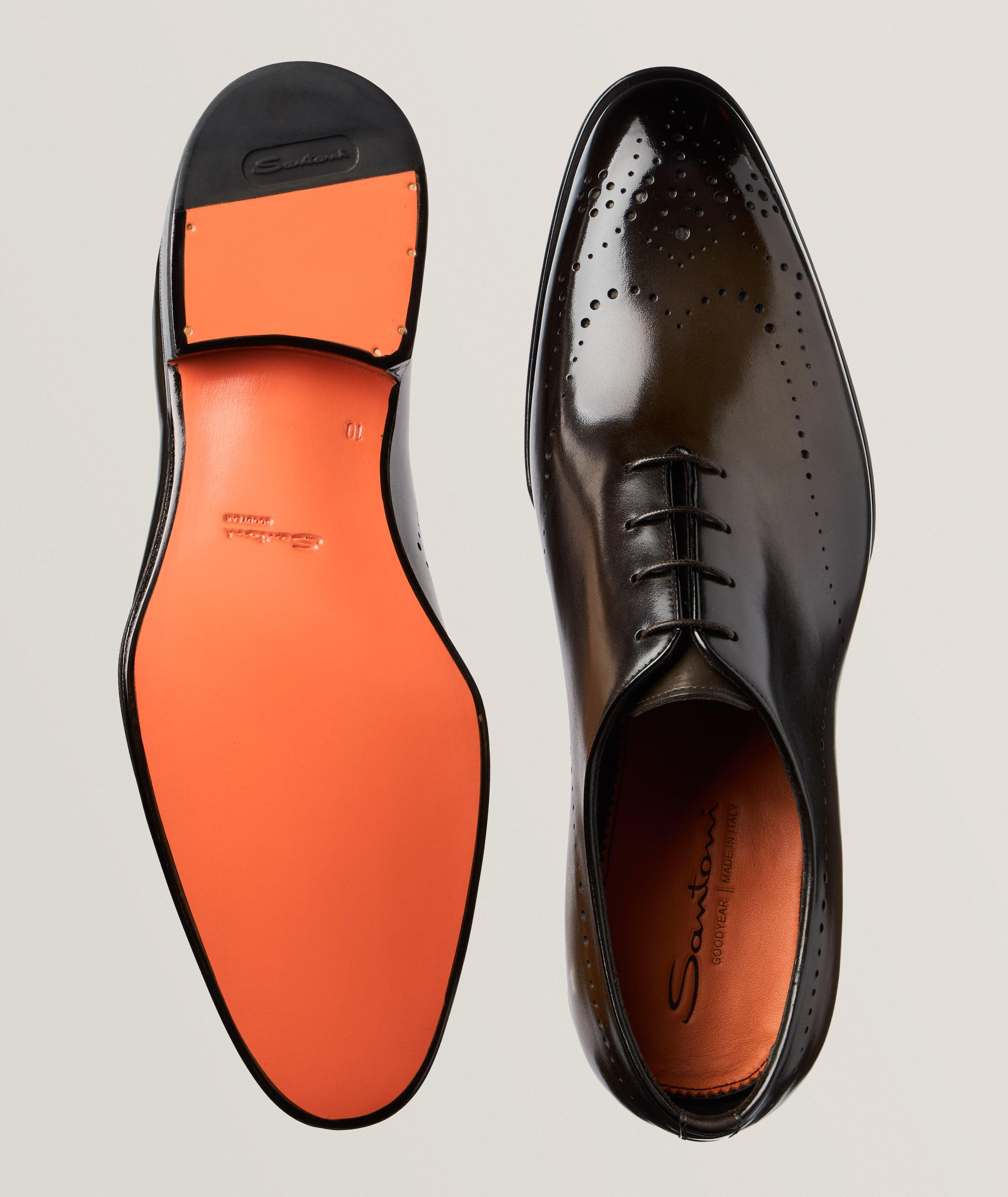 Burnished Leather Oxford Brogues image 2