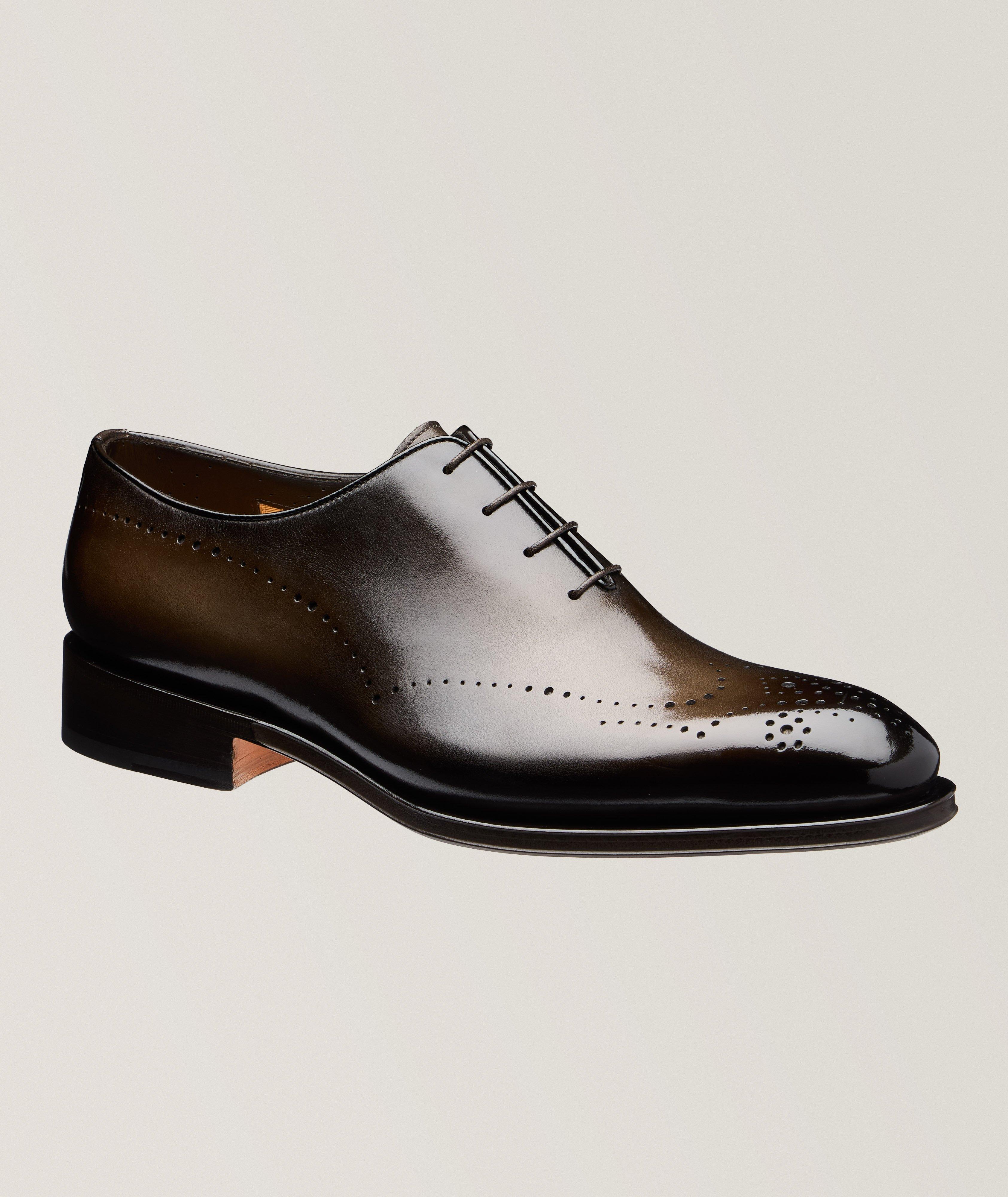 Burnished Leather Oxford Brogues image 0