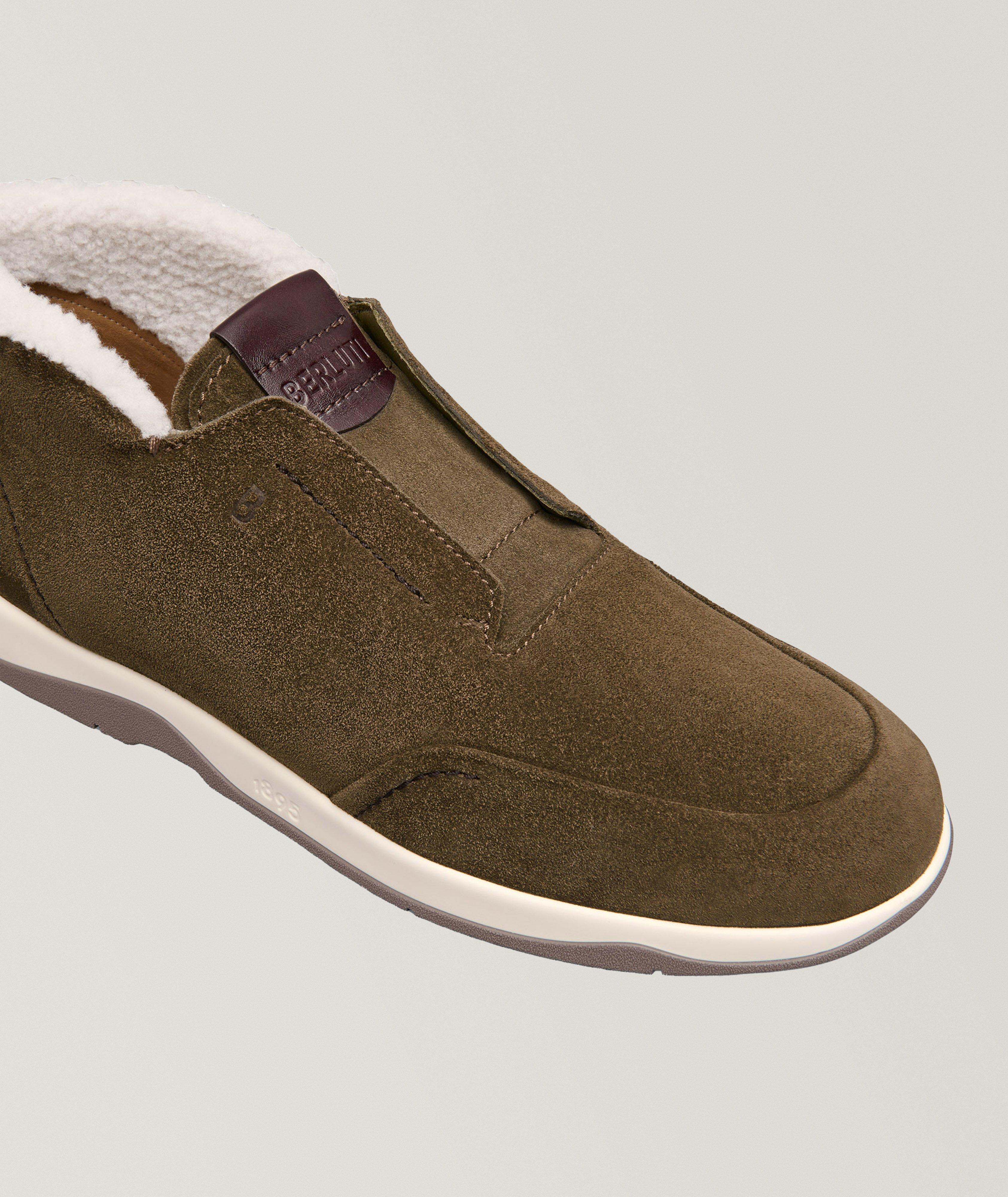 Echappée Shearling-Lined Suede Half Boots image 2