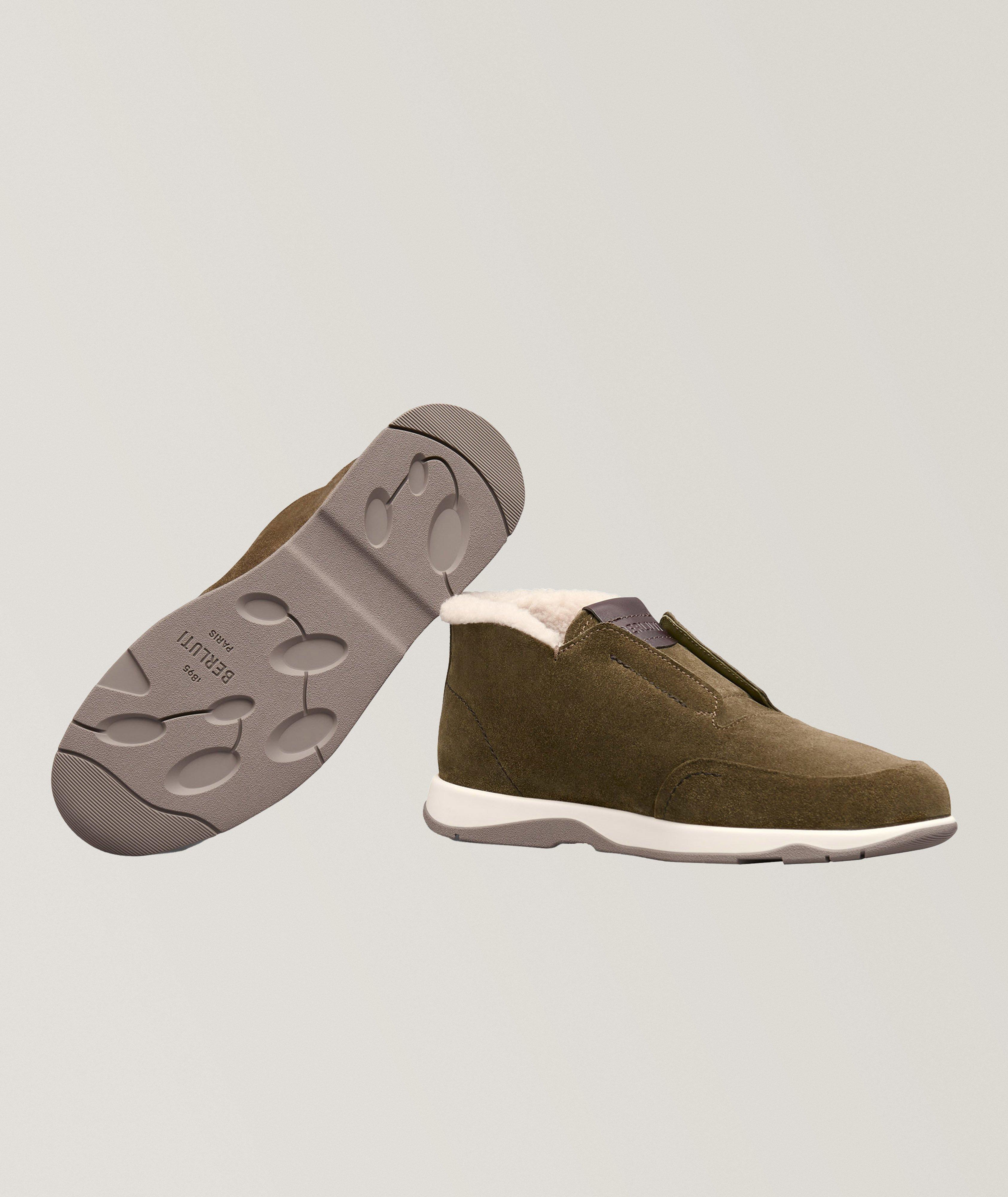 Echappée Shearling-Lined Suede Half Boots image 5