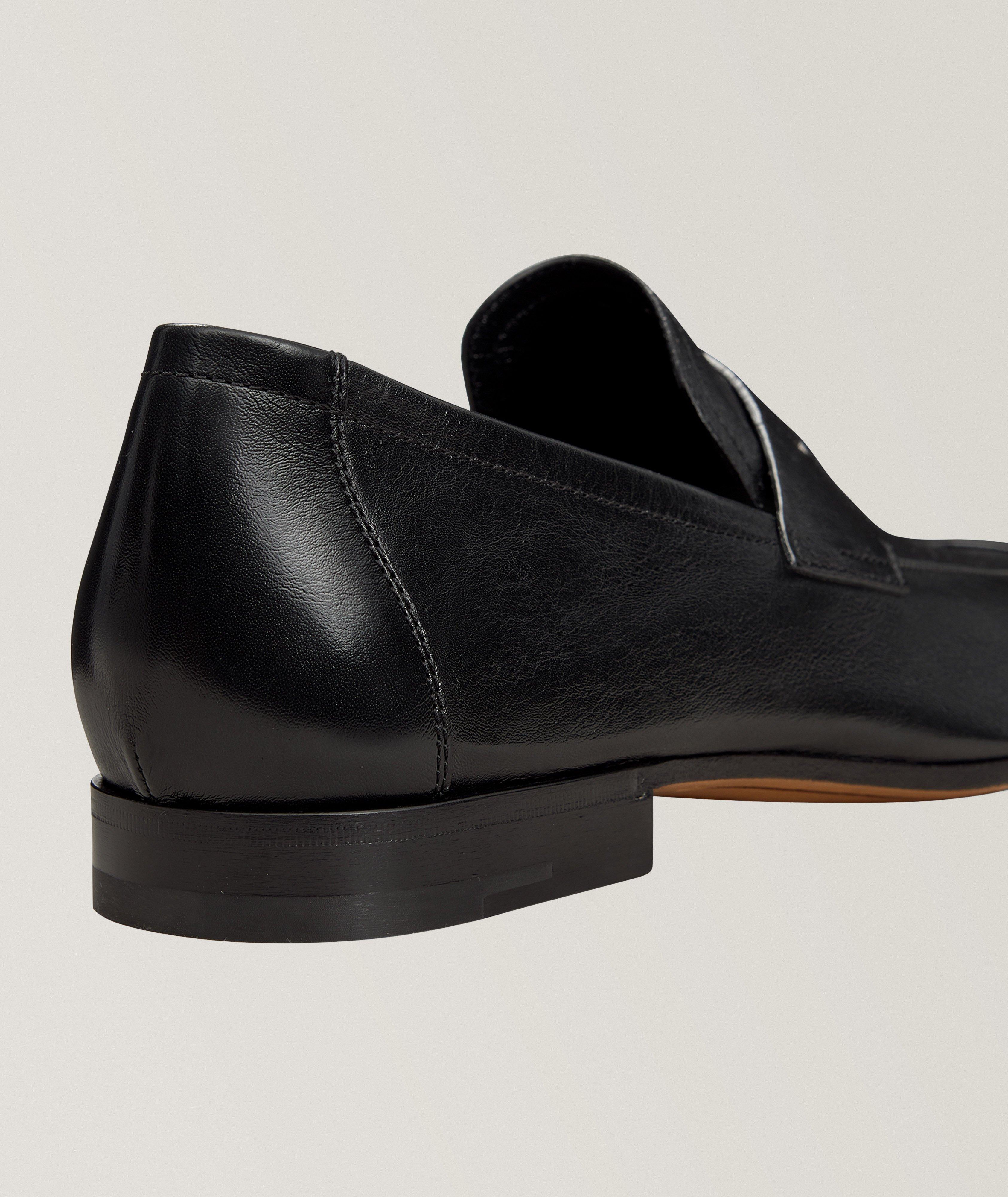 Lorenzo Kangaroo Leather Penny Loafers image 3
