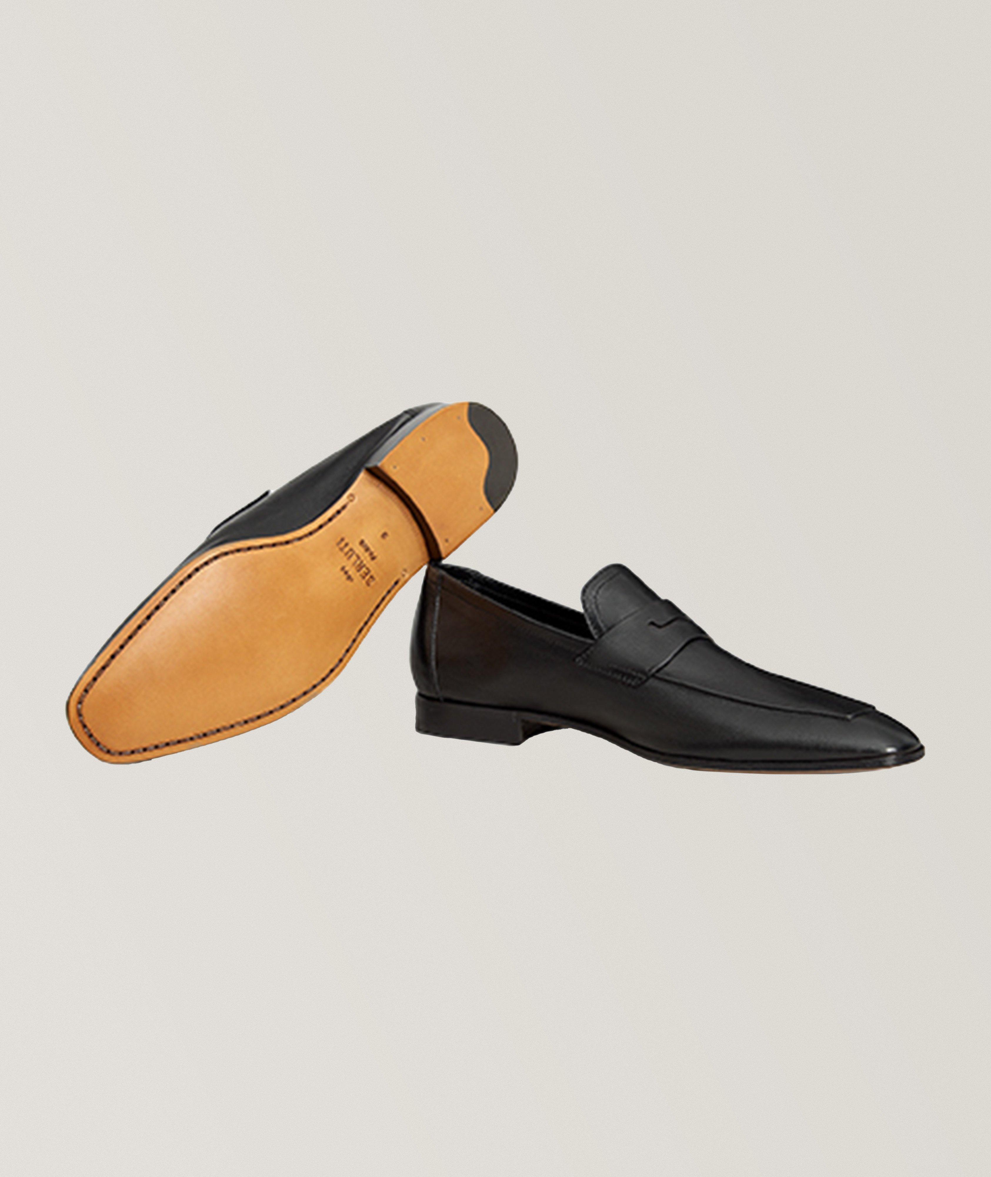 Lorenzo Kangaroo Leather Penny Loafers image 5