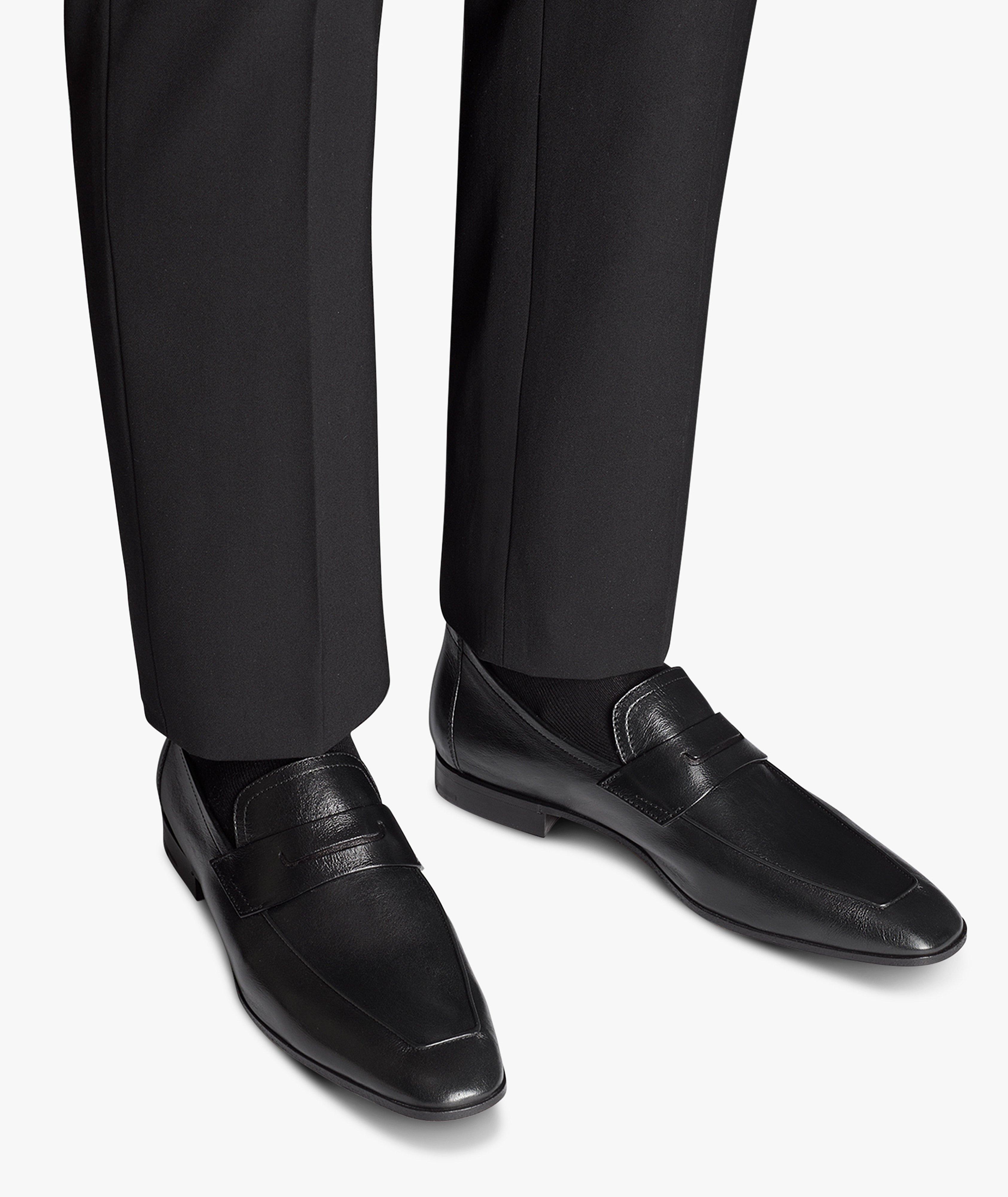 Lorenzo Kangaroo Leather Penny Loafers image 6
