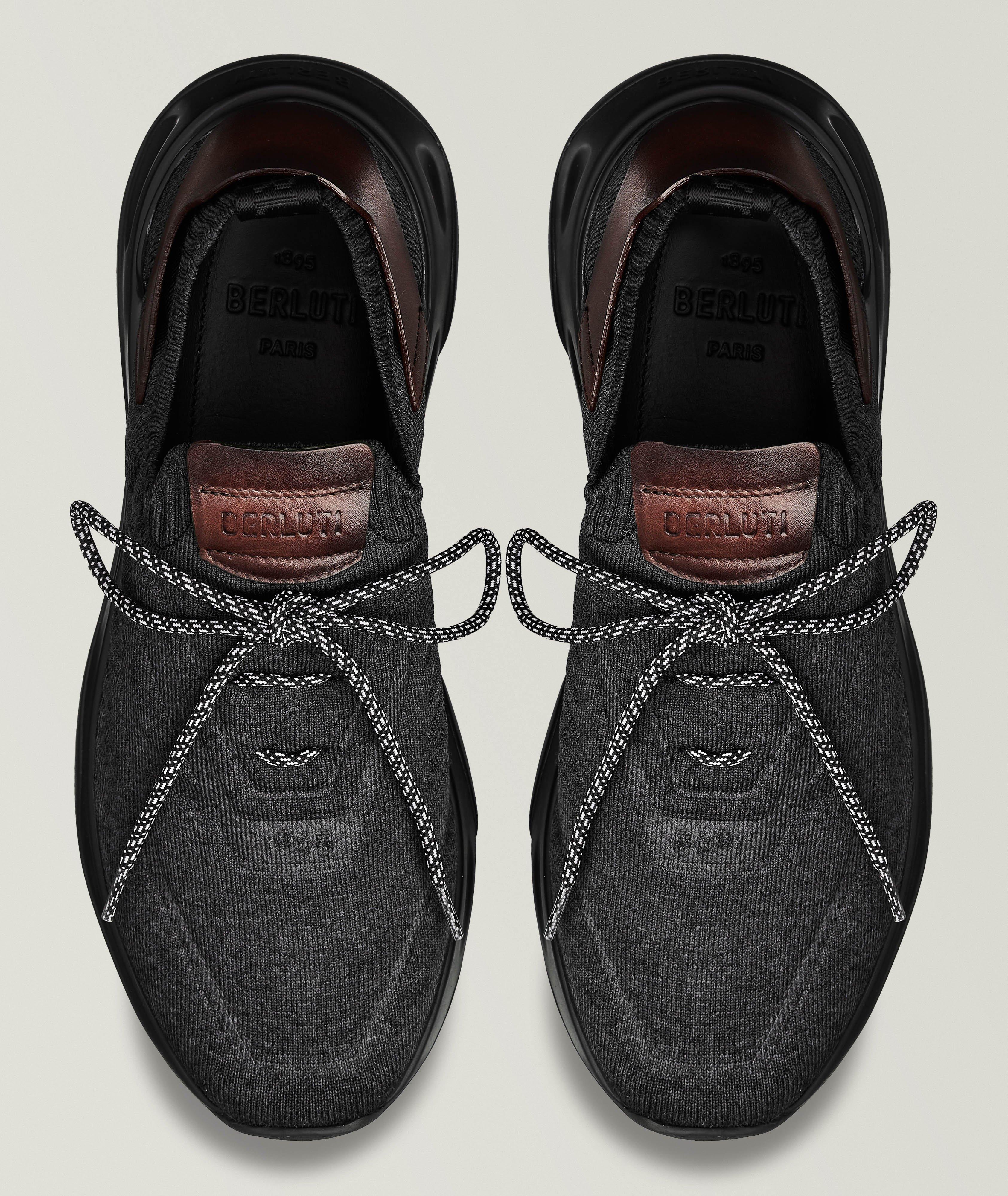 Shadown Knit & Leather Sneakers image 2