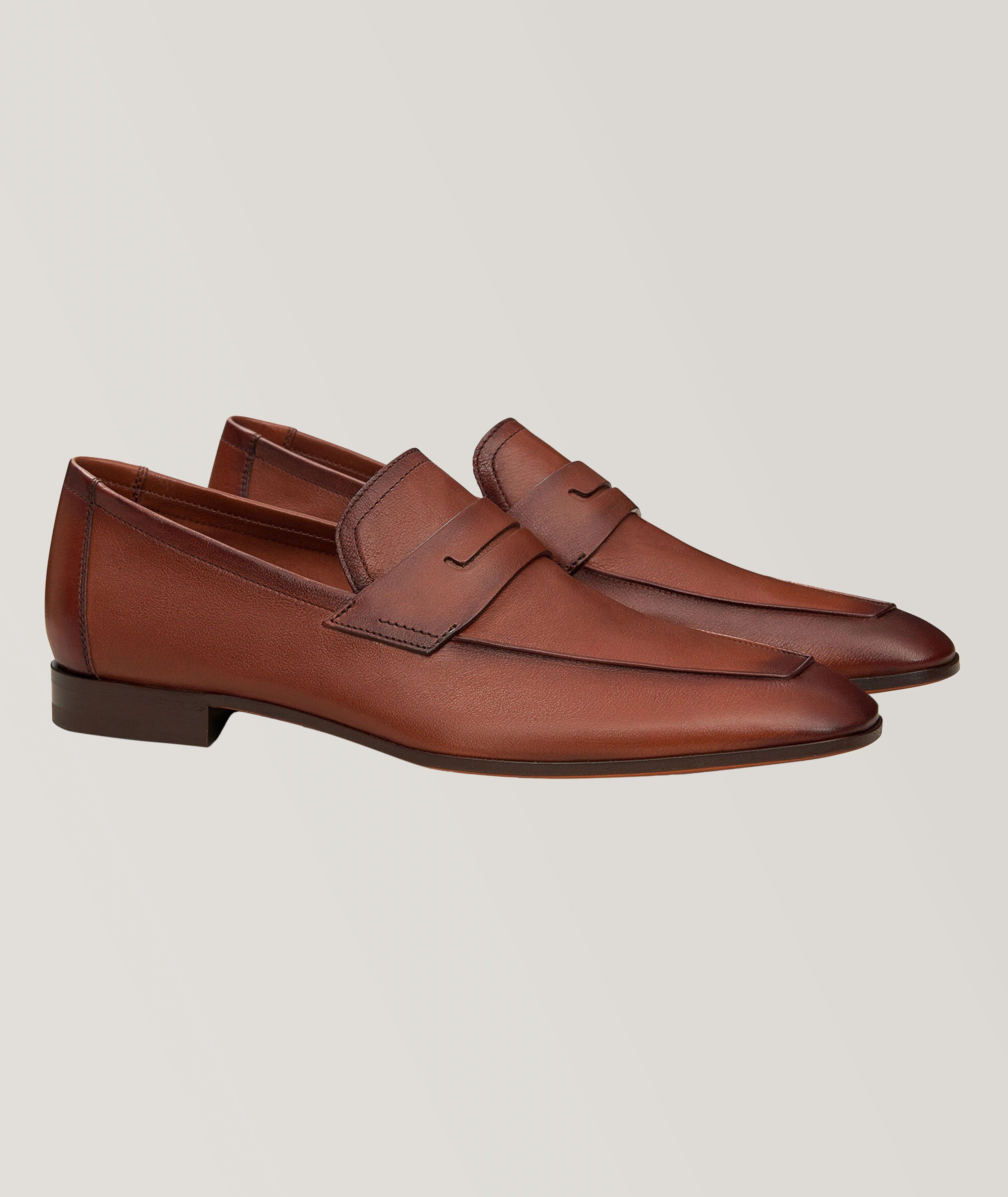 Lorenzo Kangaroo Leather Penny Loafers image 2
