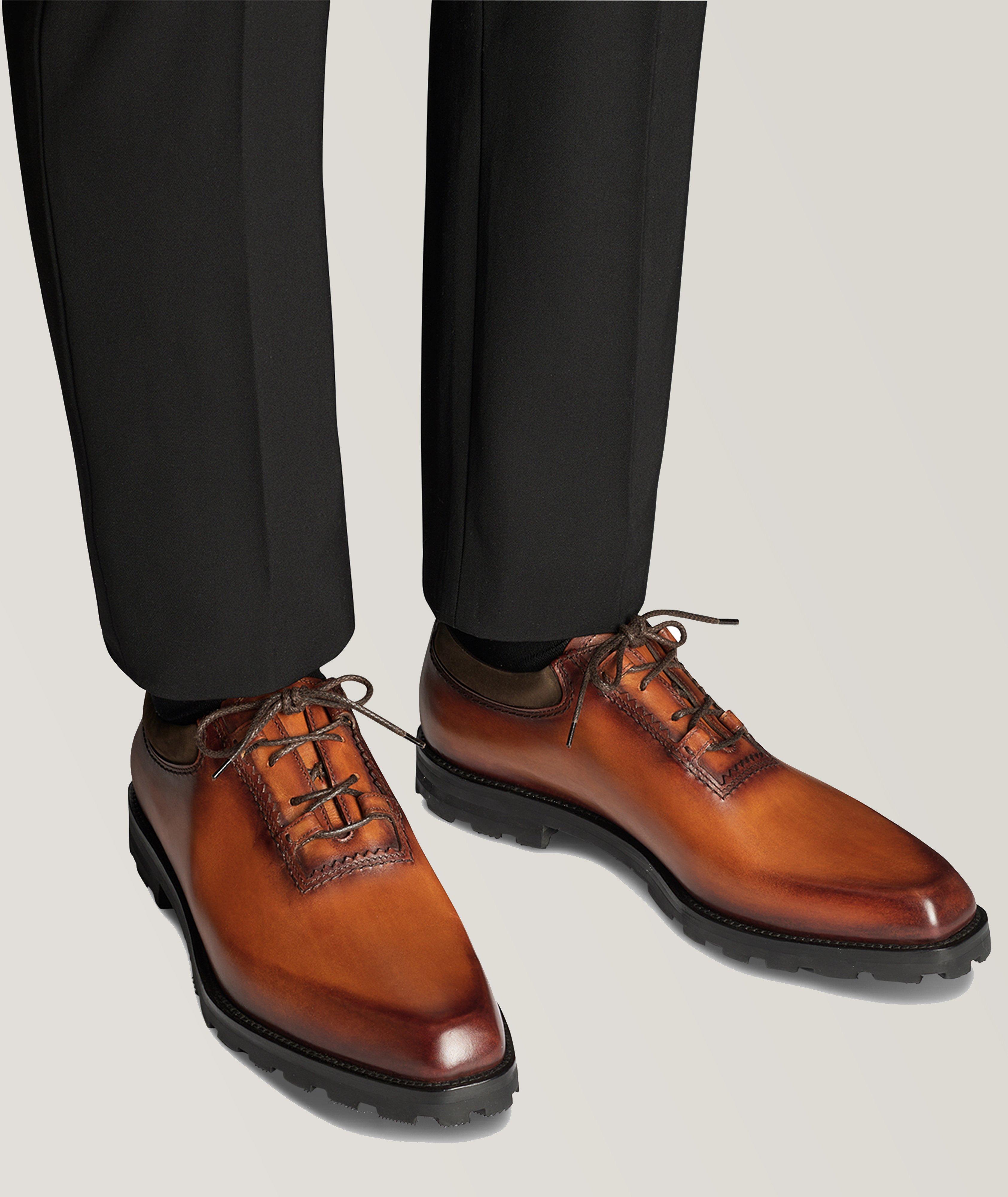 Chaussure lacée Ultima en cuir à semelle crantée image 6