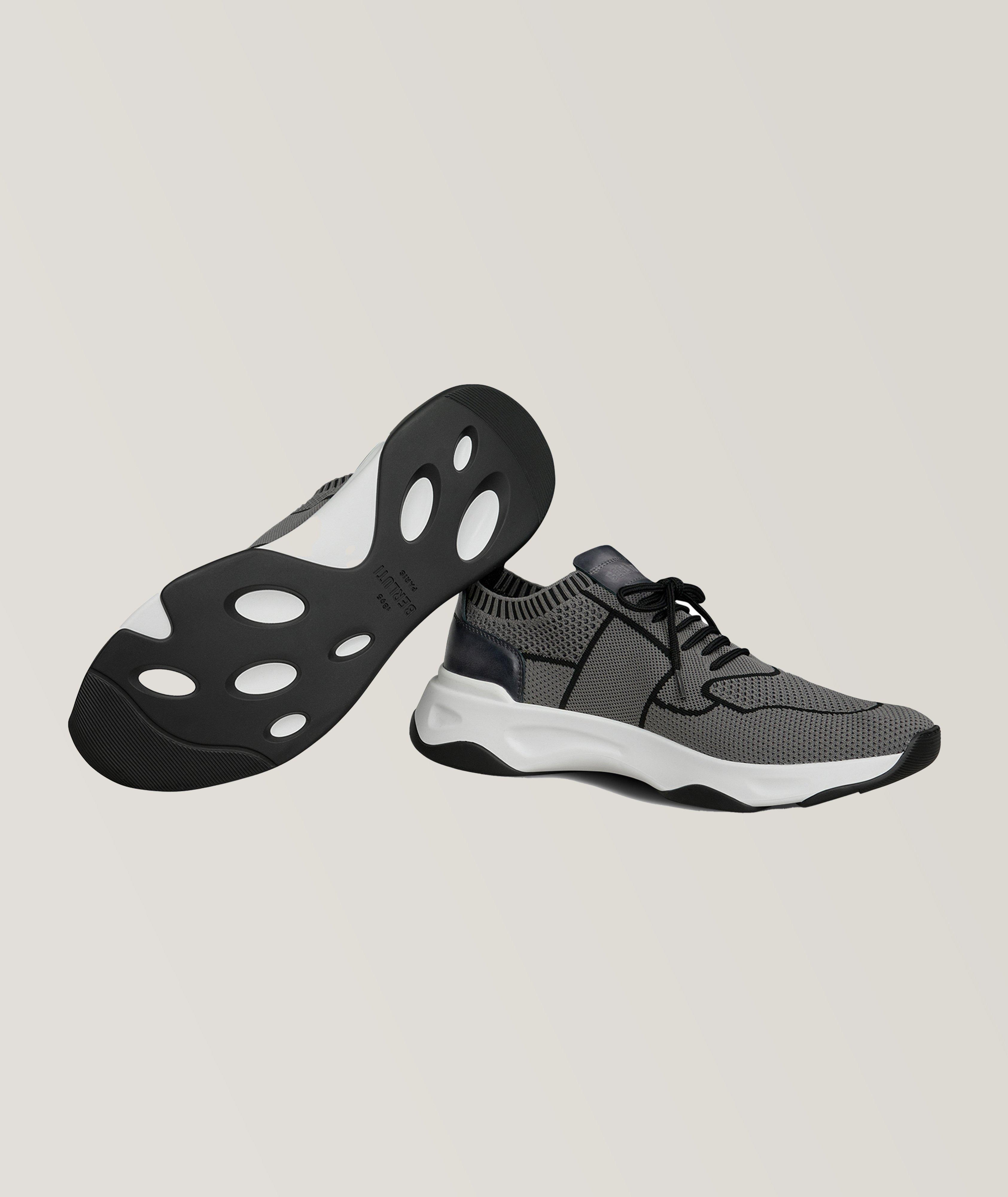 Shadow Knit & Leather Sneakers image 2