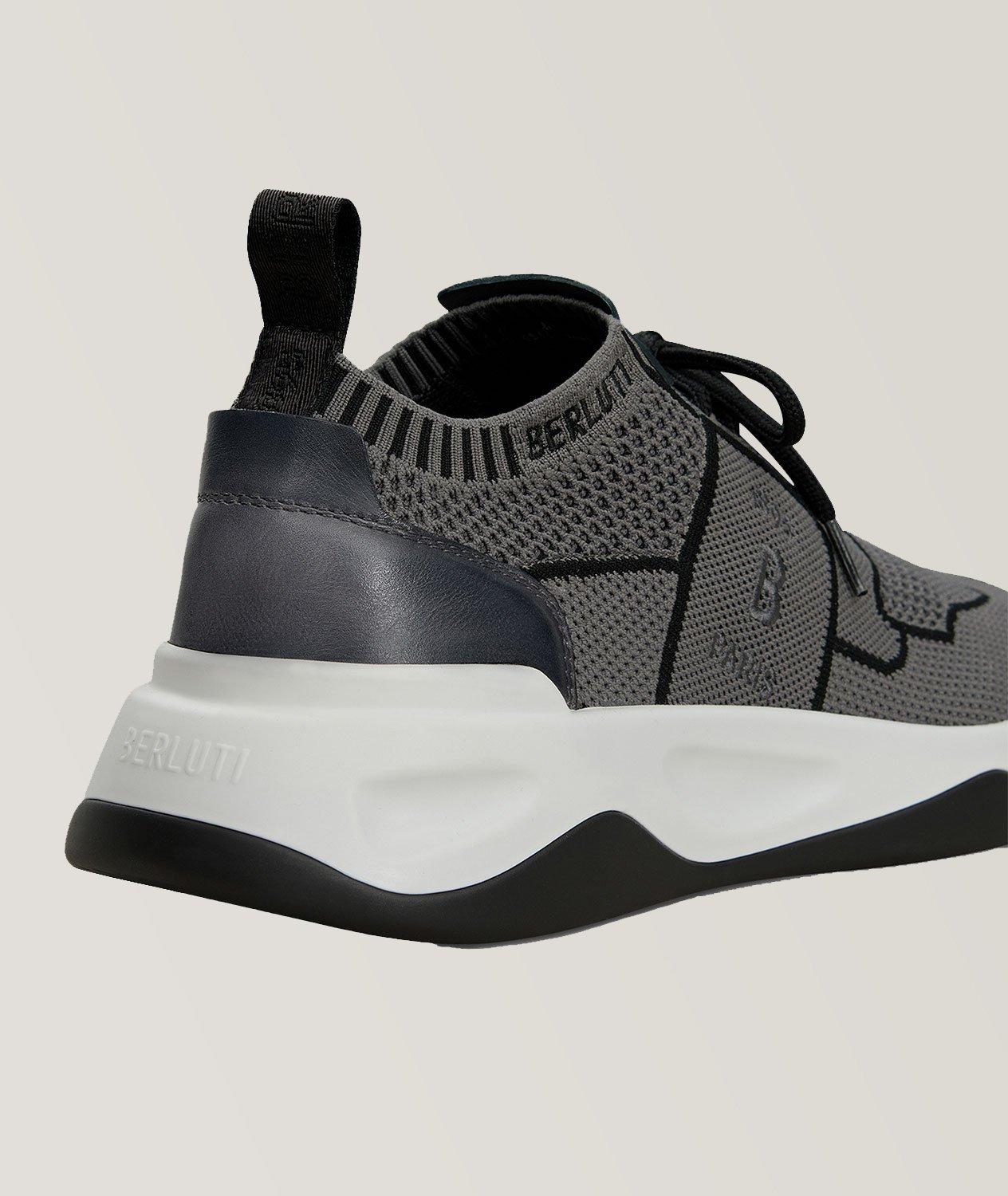 Shadow Knit & Leather Sneakers image 3