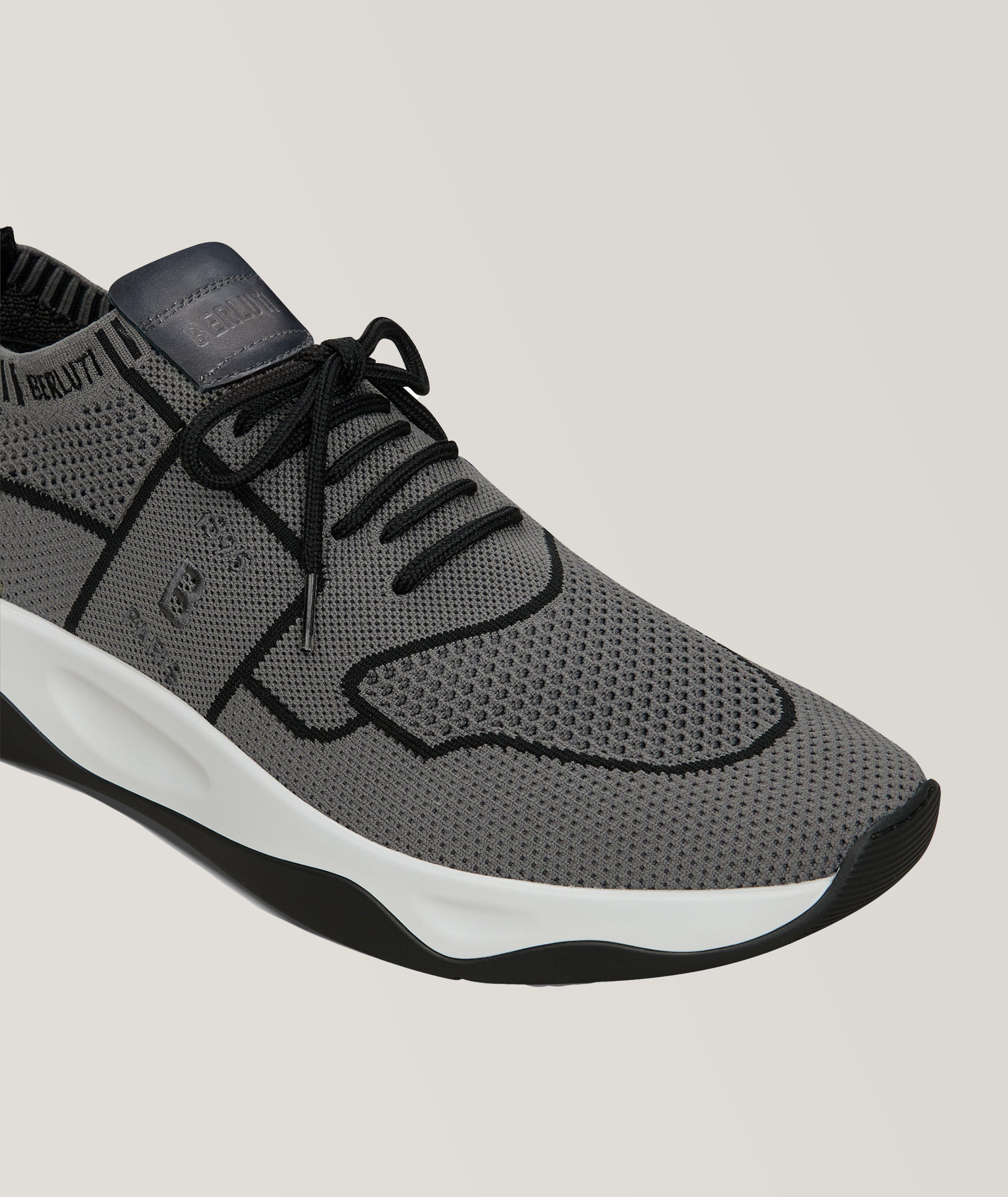 Shadow Knit & Leather Sneakers image 4