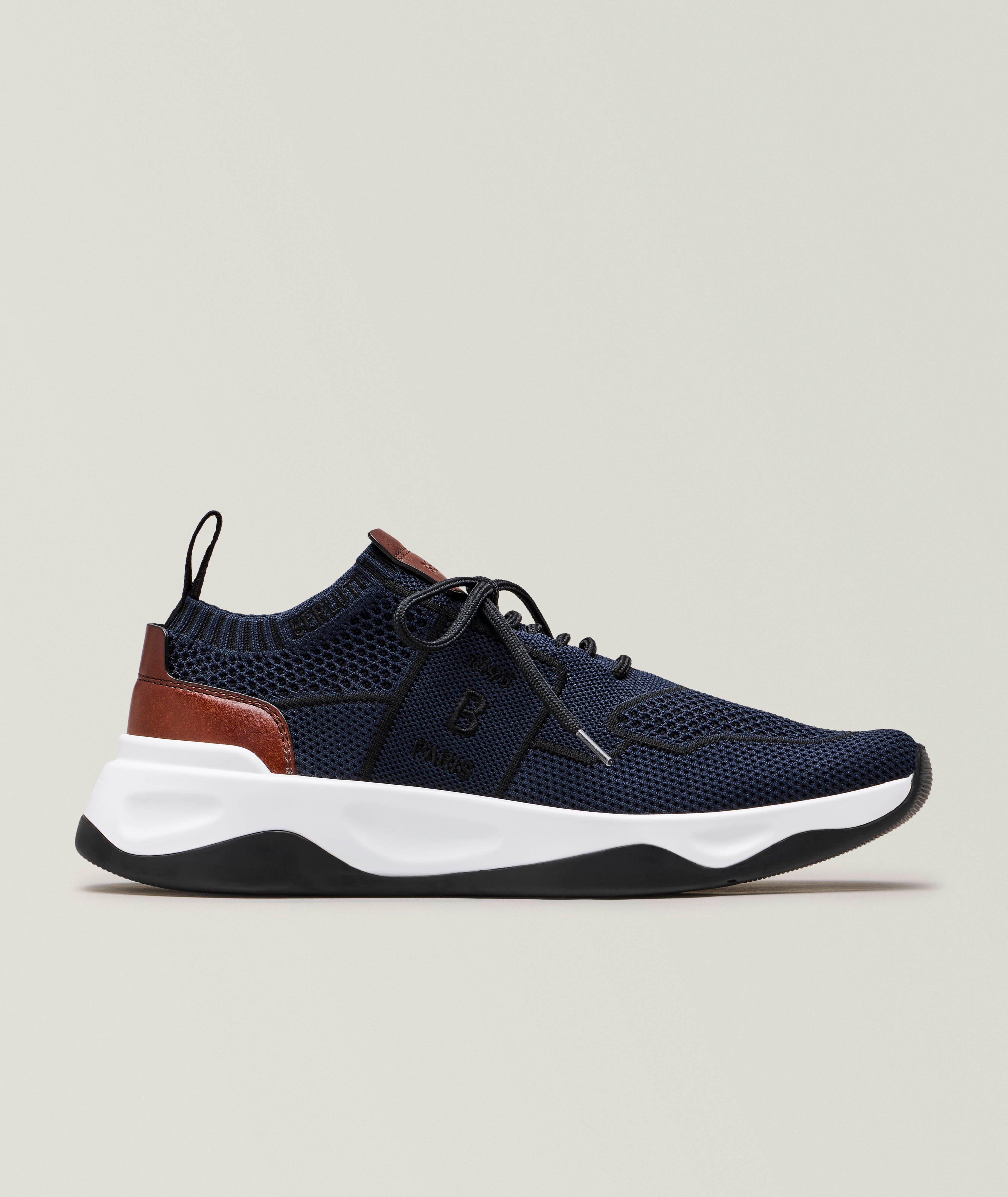 Shadow Knit & Leather Sneakers image 0