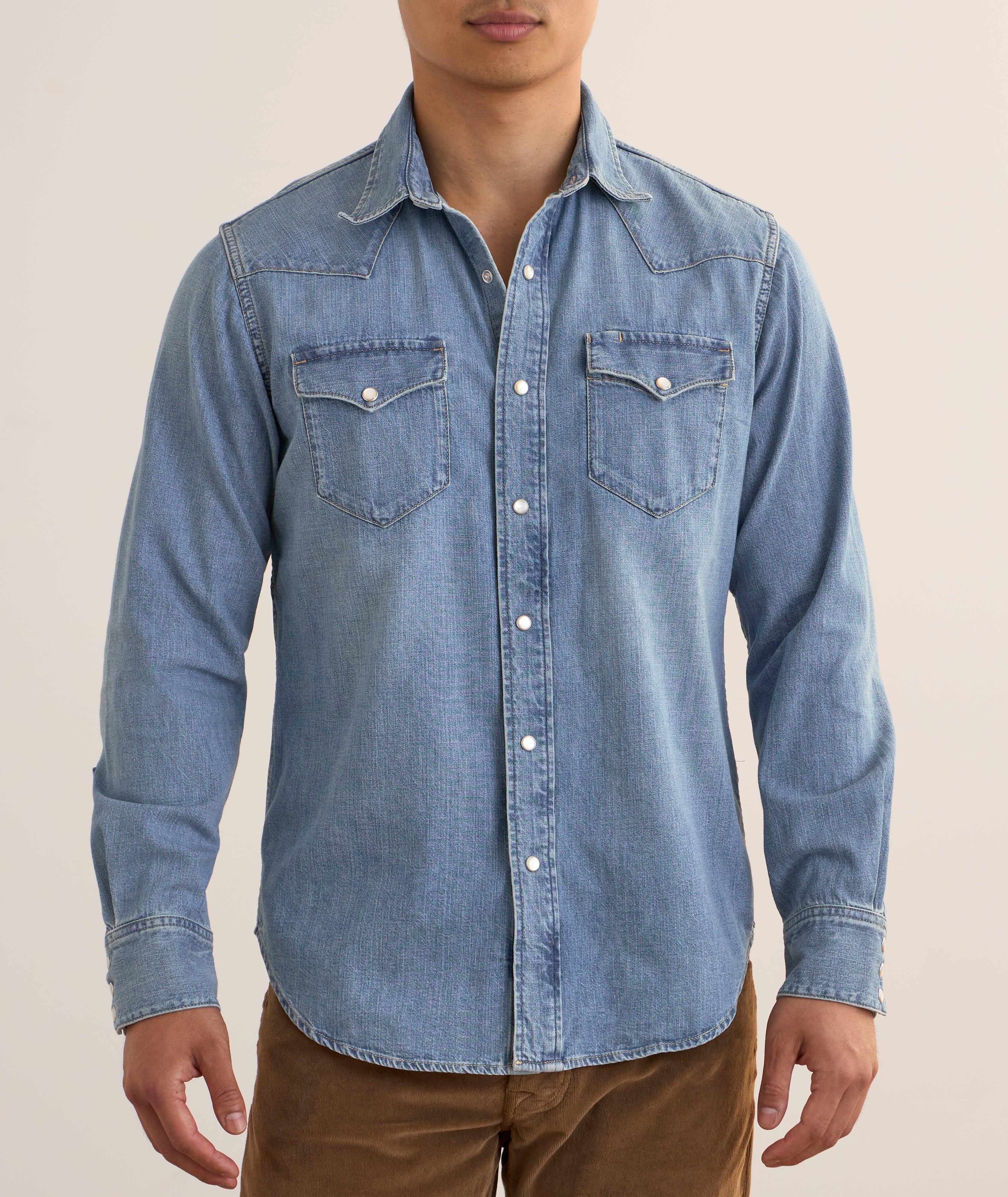 Denim Western Shirt  image 1