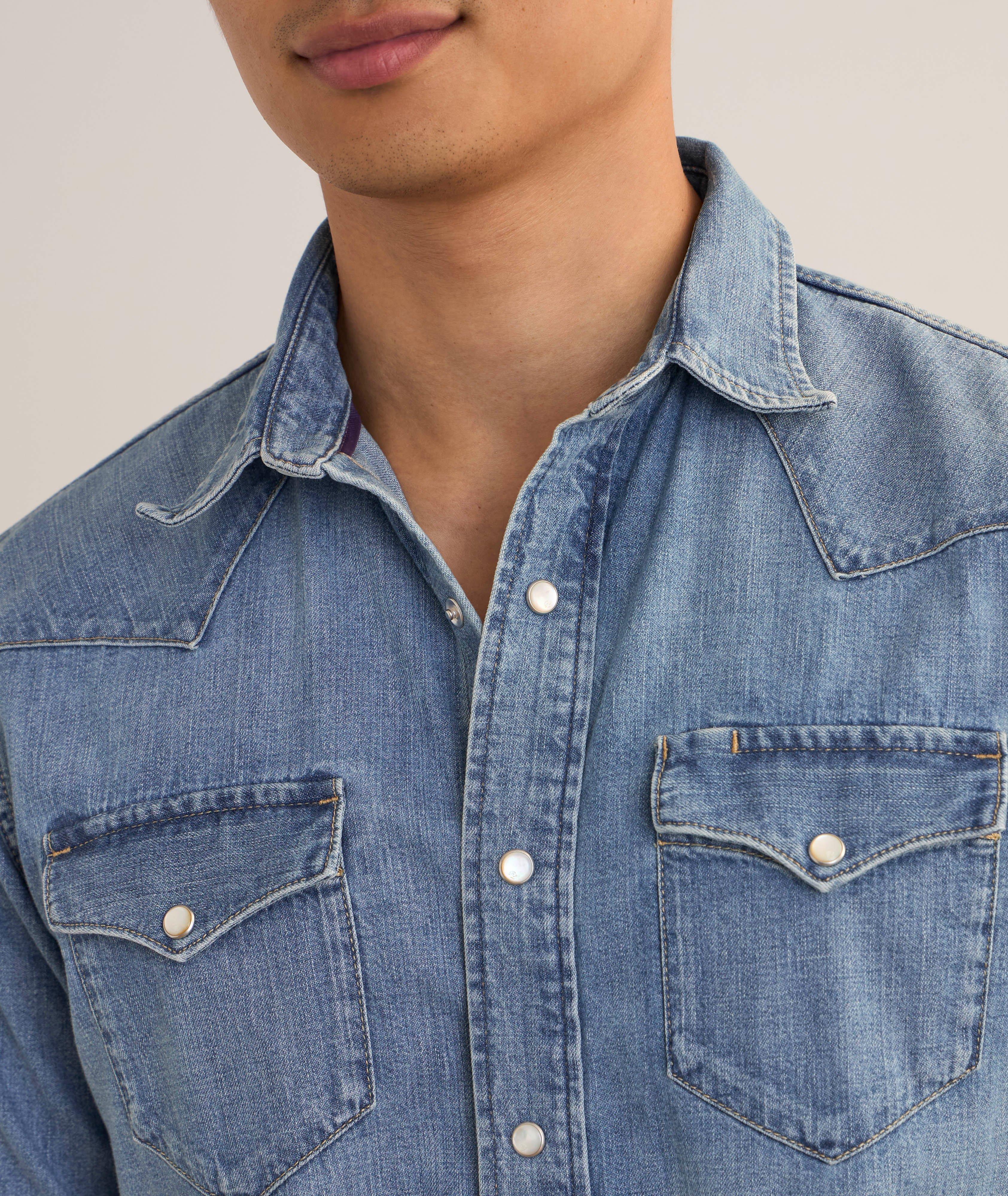 Denim Western Shirt  image 3