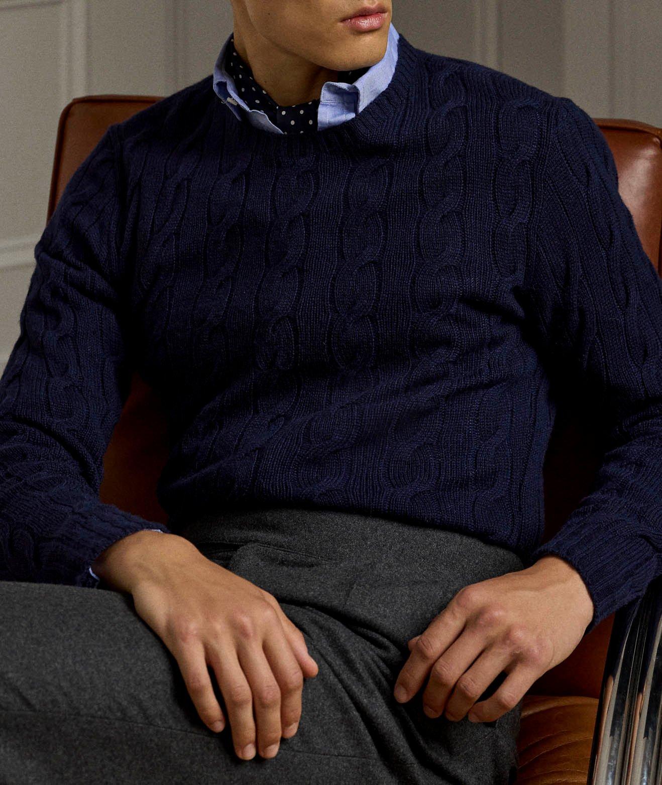 Pull en tricot torsadé de cachemire image 3