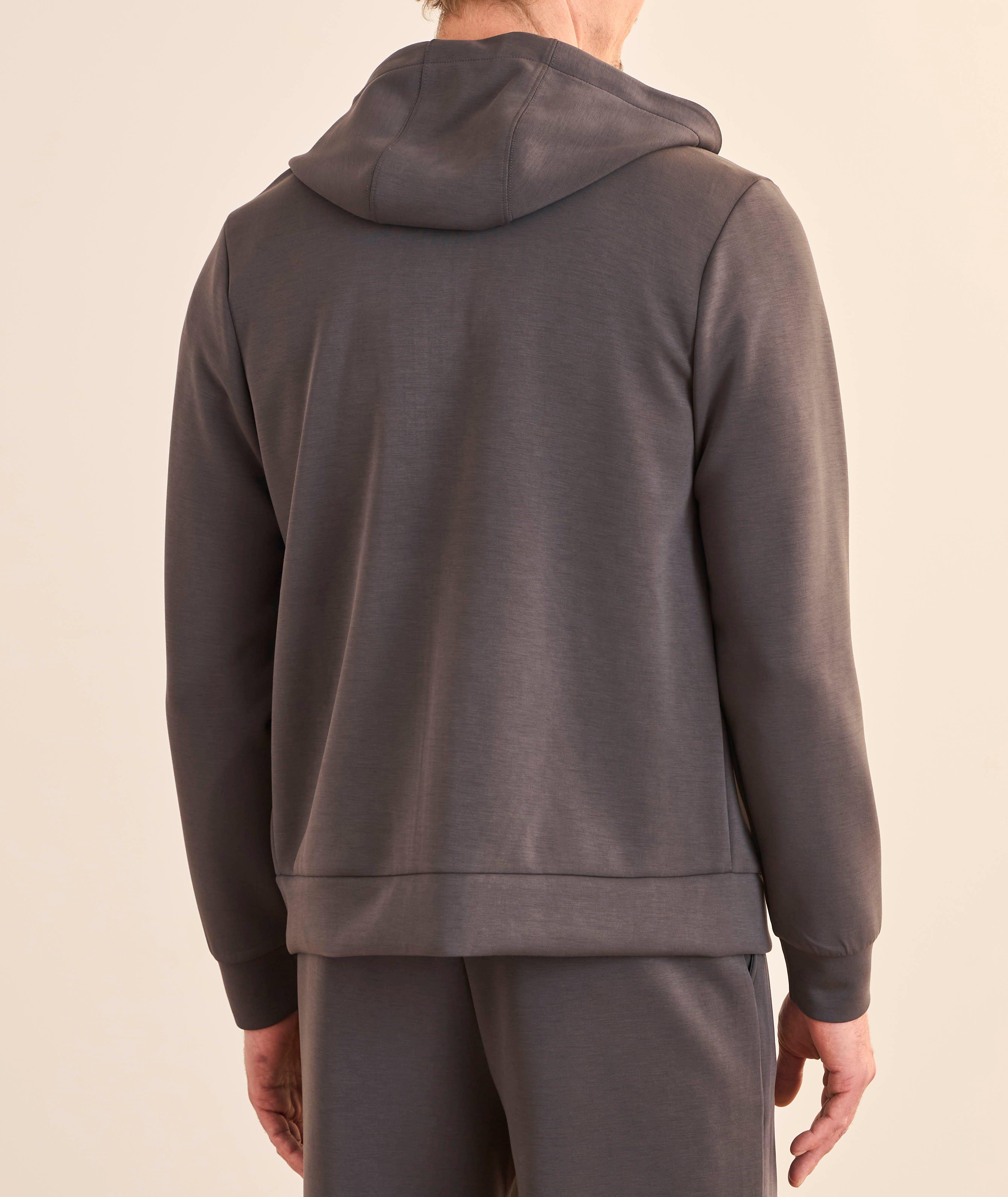 Modal-Blend Zip-Up Hooded Sweatshirt image 2