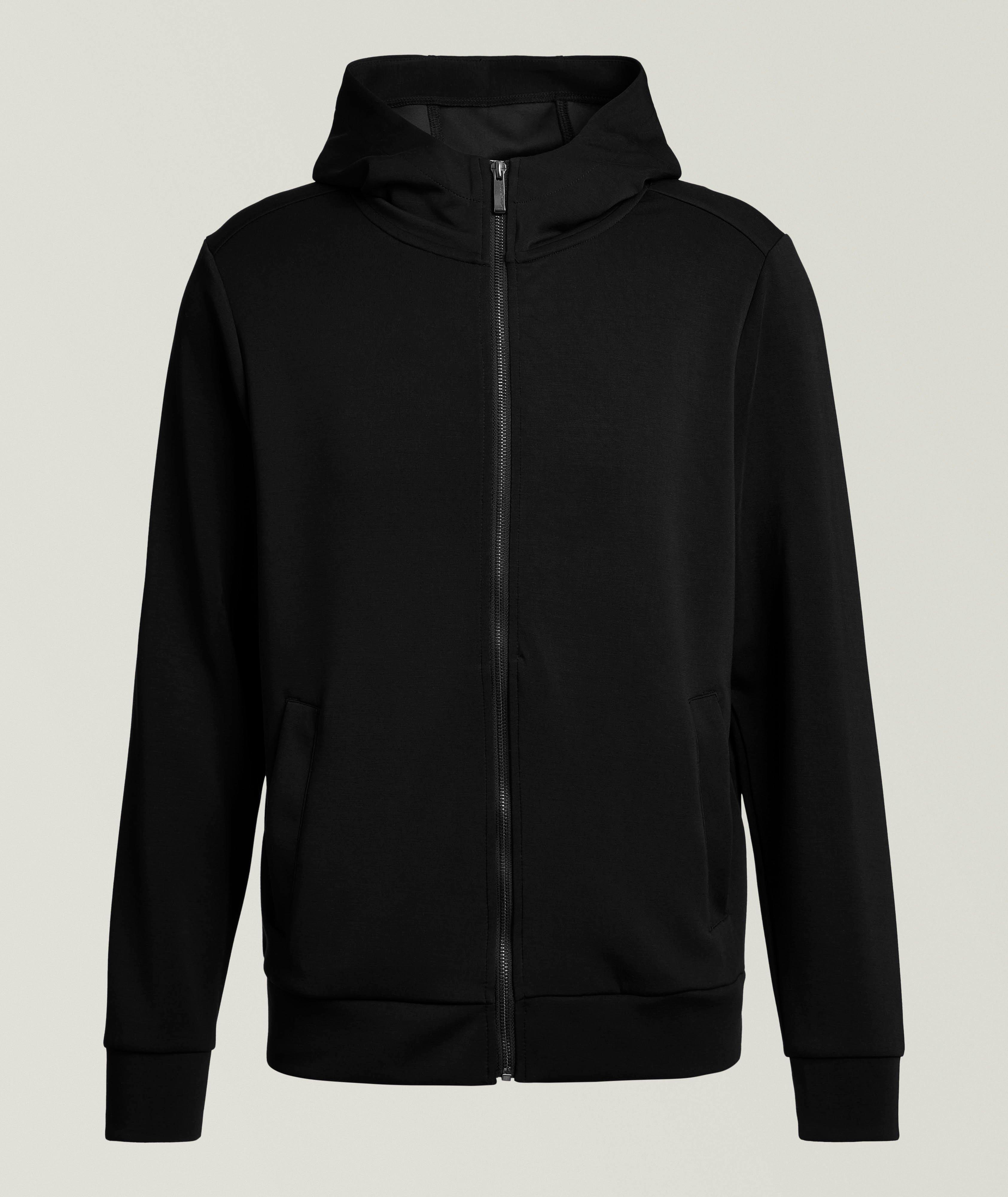 Modal-Blend Zip-Up Hooded Sweatshirt image 0