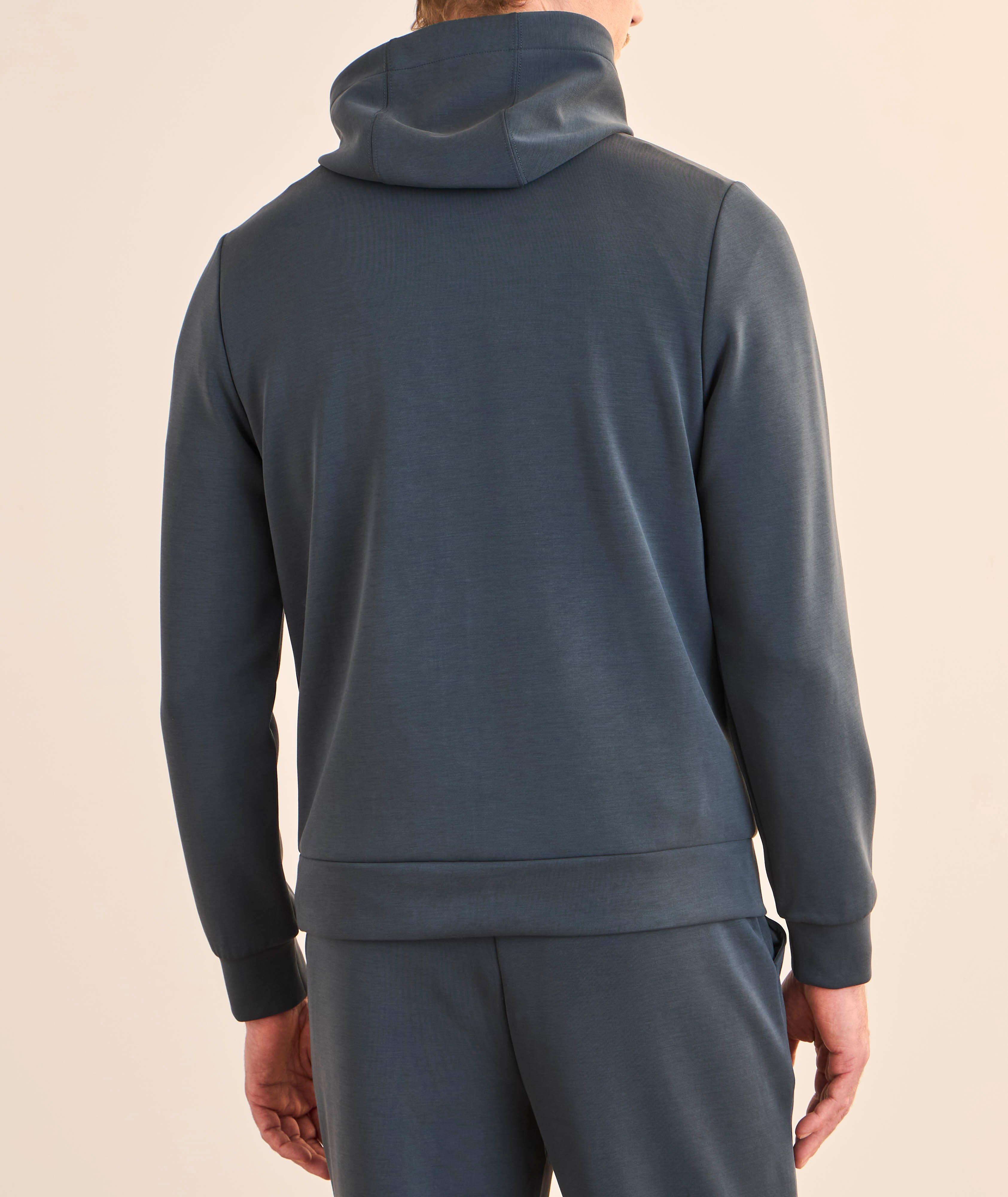 Modal-Blend Zip-Up Hooded Sweatshirt image 2