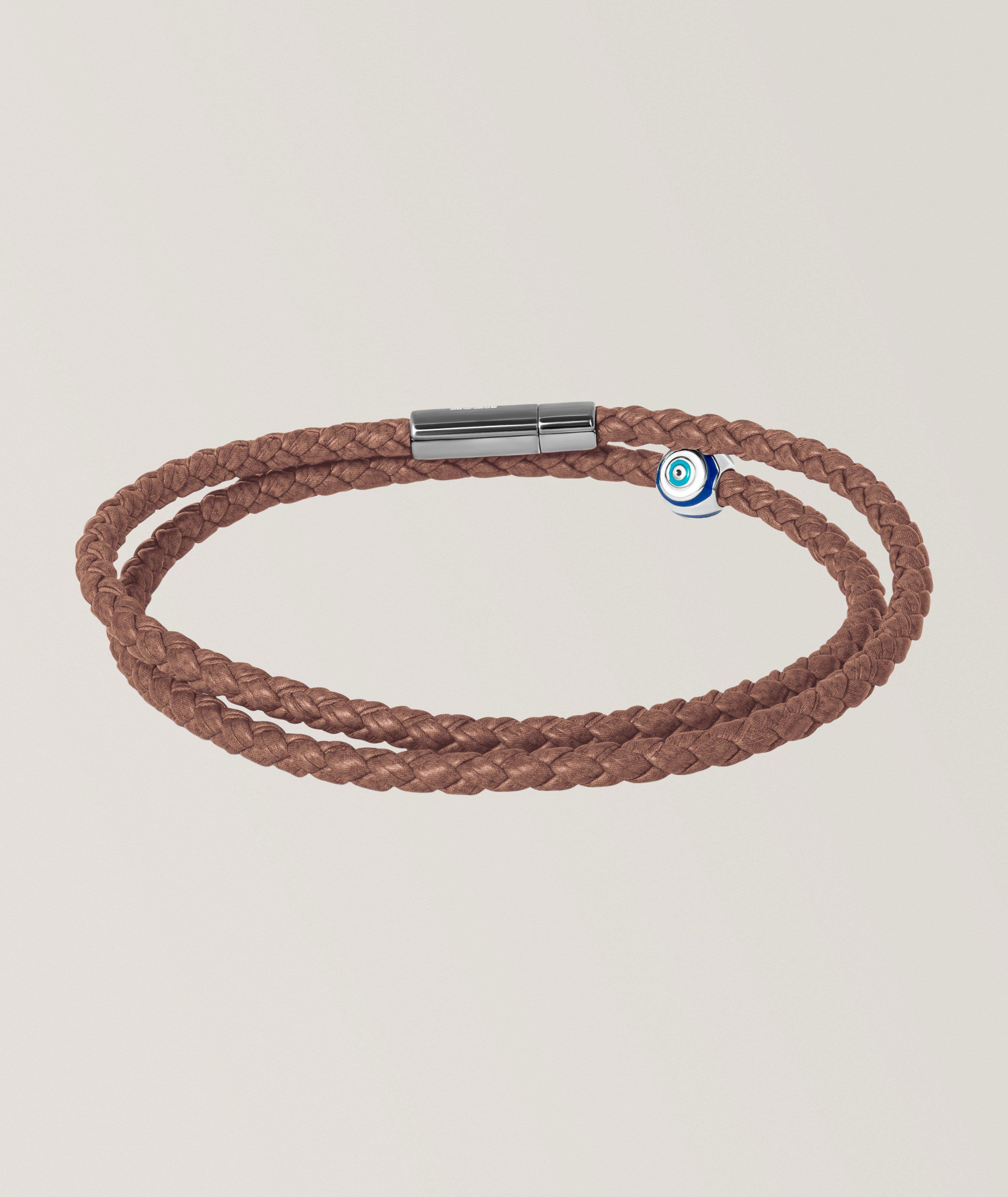 Mini-Pop Double Wrap Corn Leather Bracelet image 1