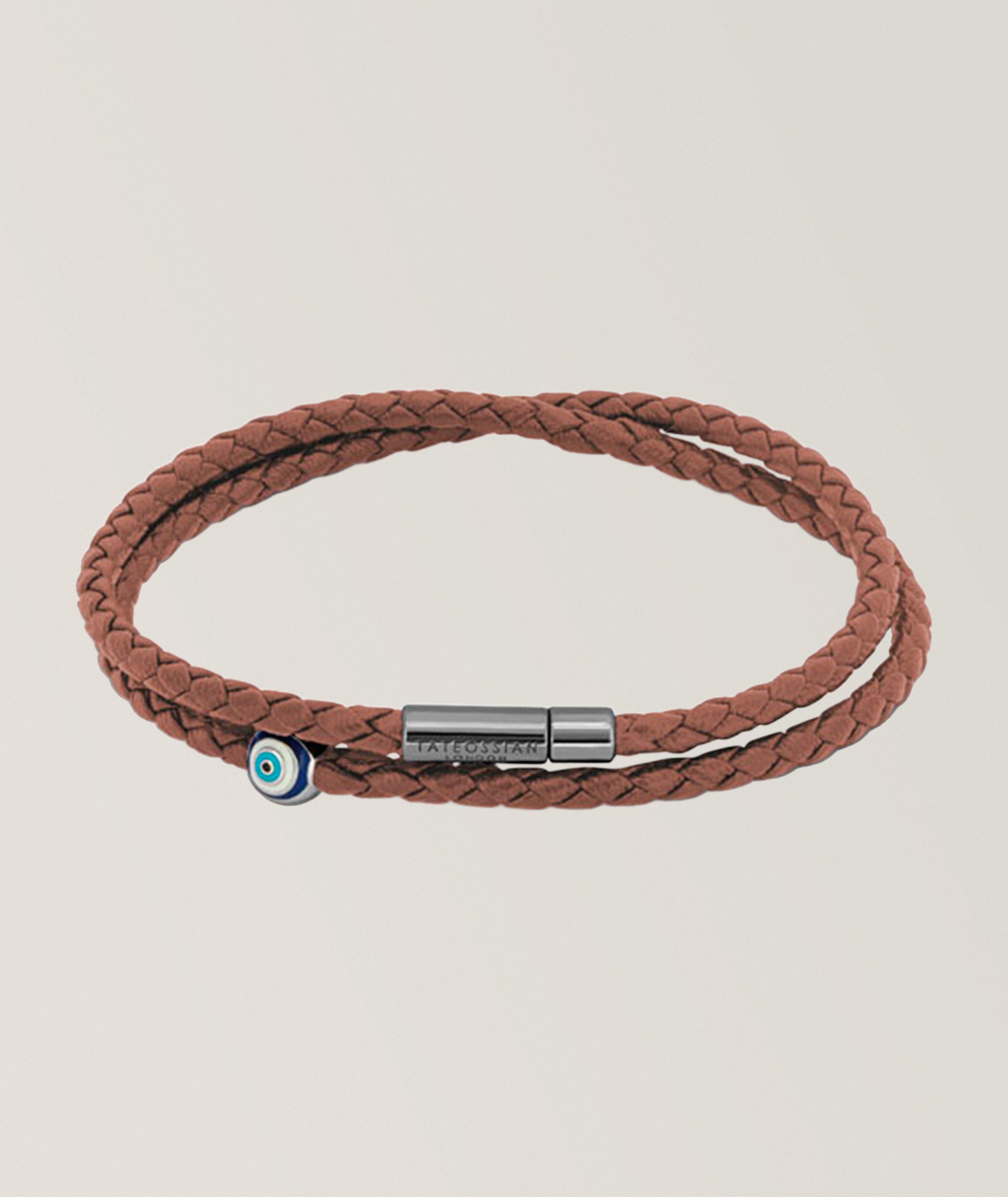 Mini-Pop Double Wrap Corn Leather Bracelet image 0