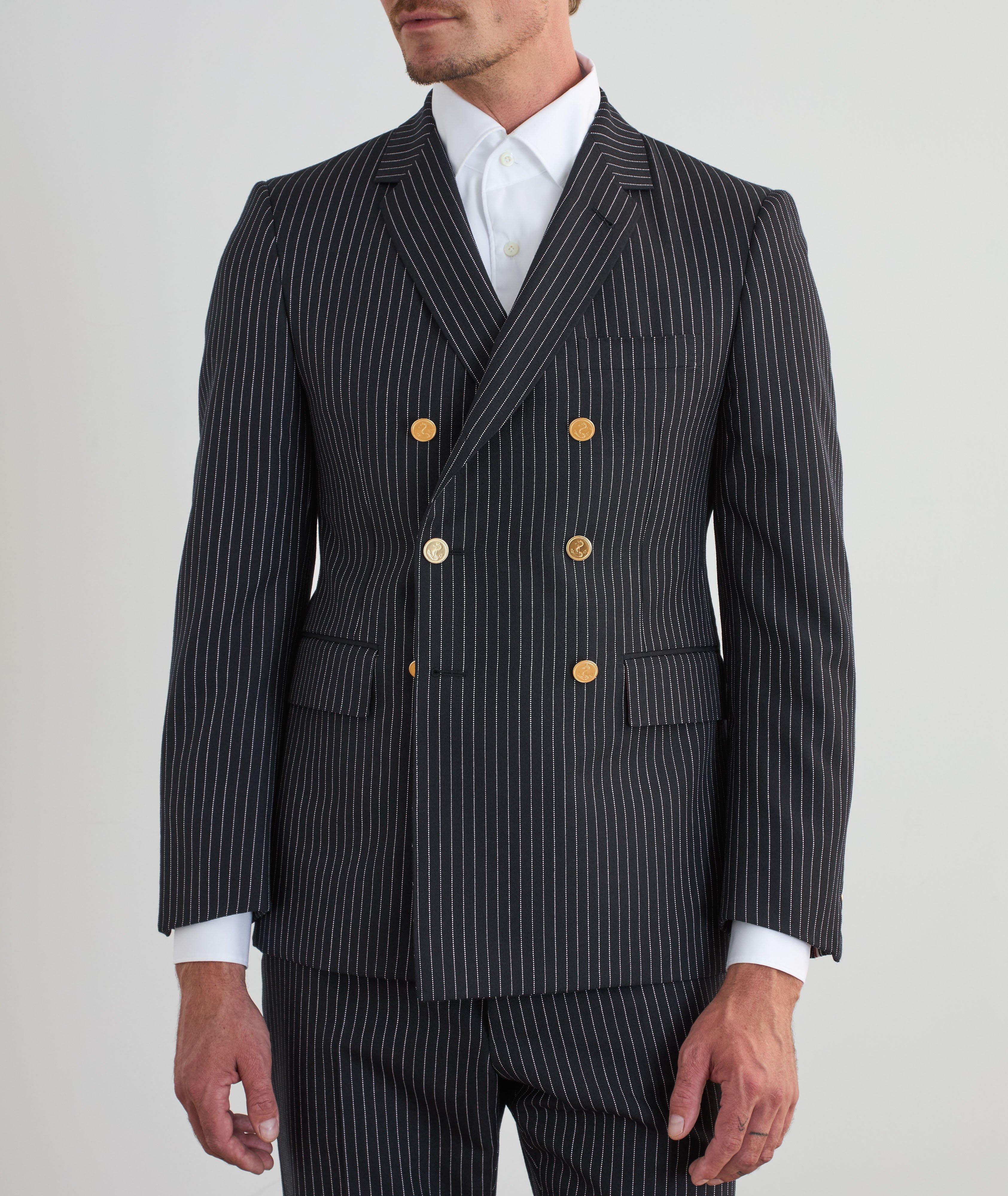 Double-Breasted Pinstripe Sport Jacket  image 1