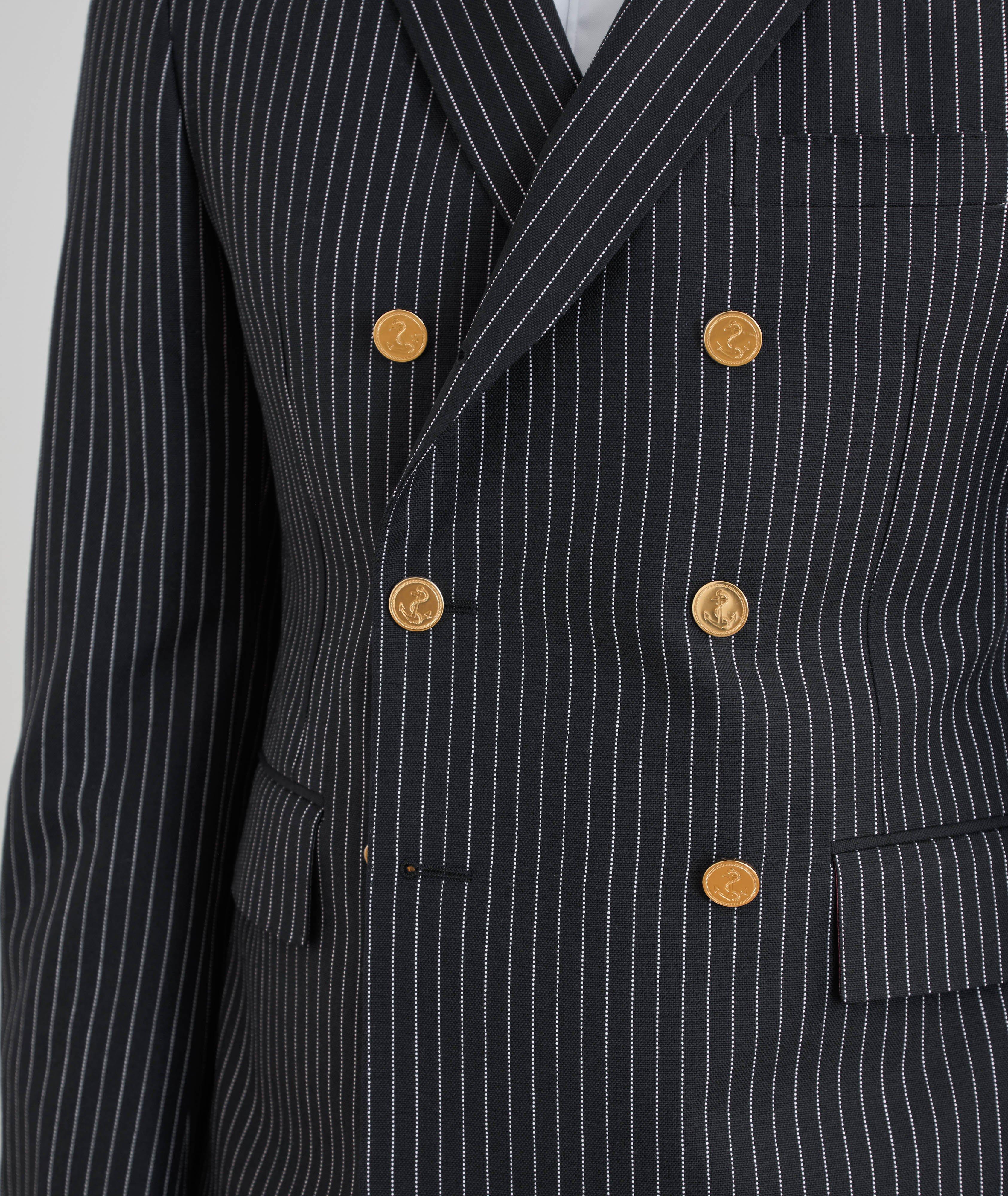 Double-Breasted Pinstripe Sport Jacket  image 3