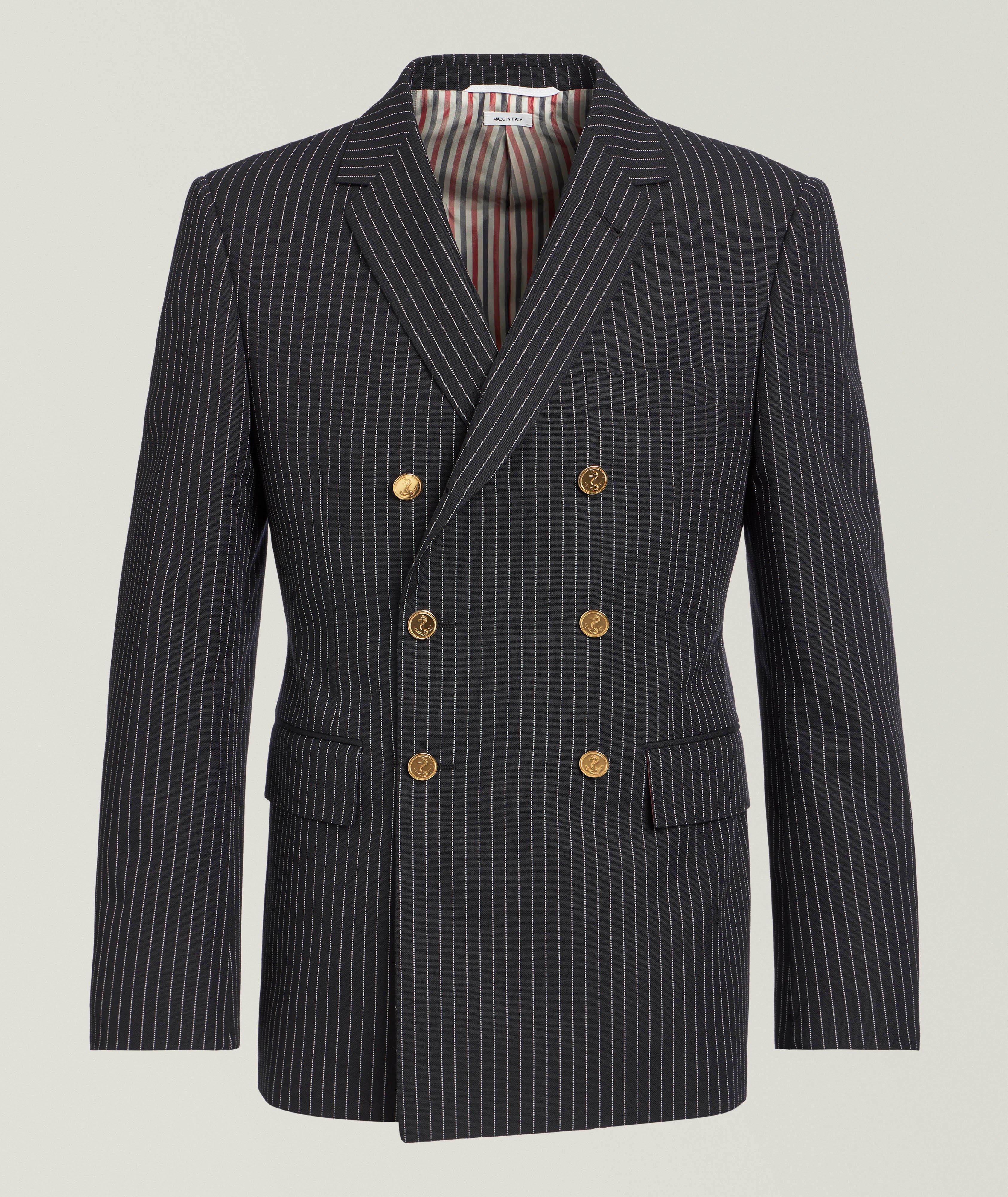 Double-Breasted Pinstripe Sport Jacket  image 0