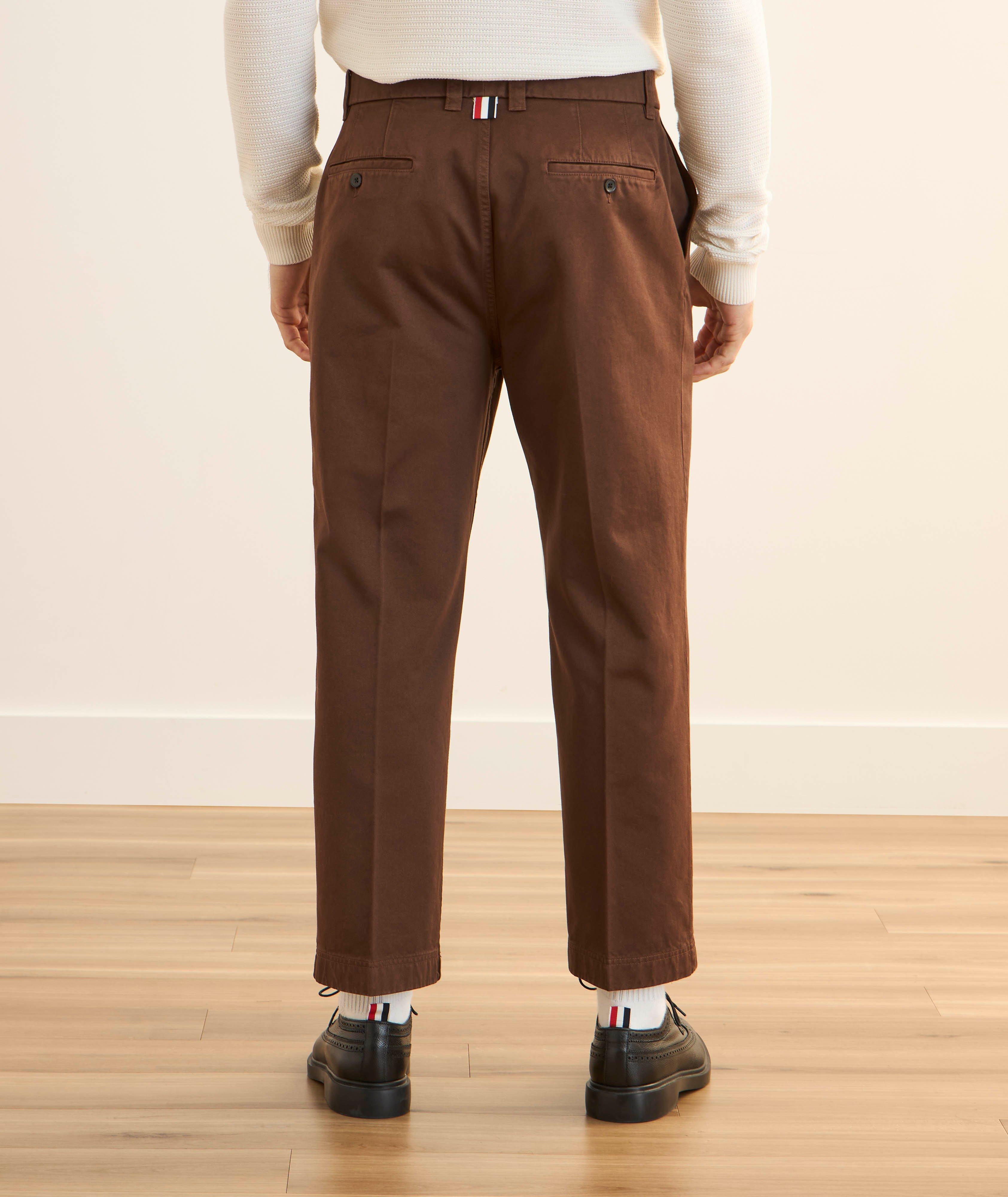 Cropped Cotton Twill Chinos image 2