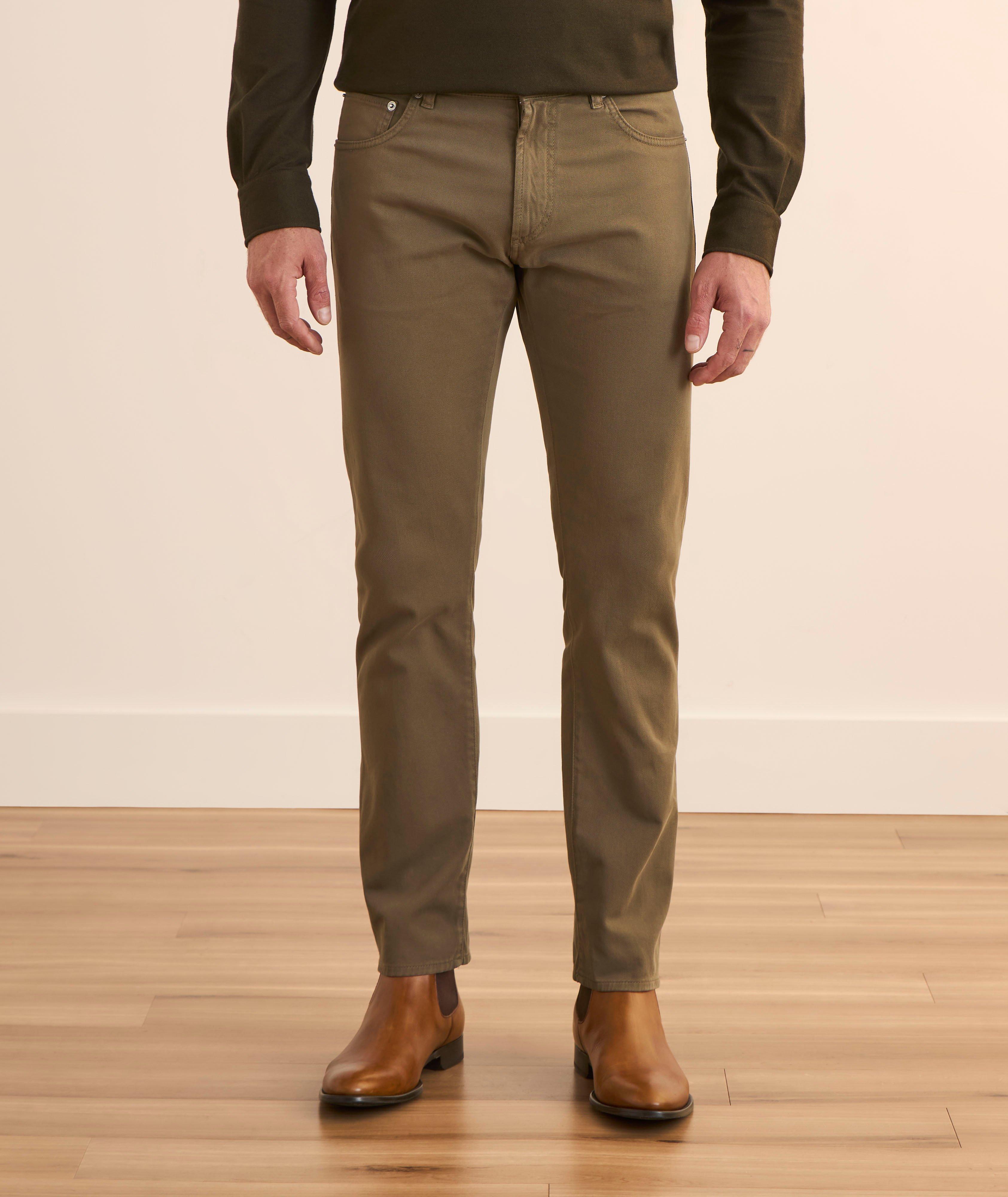 Pantalon en sergé de coton Sherrington image 1