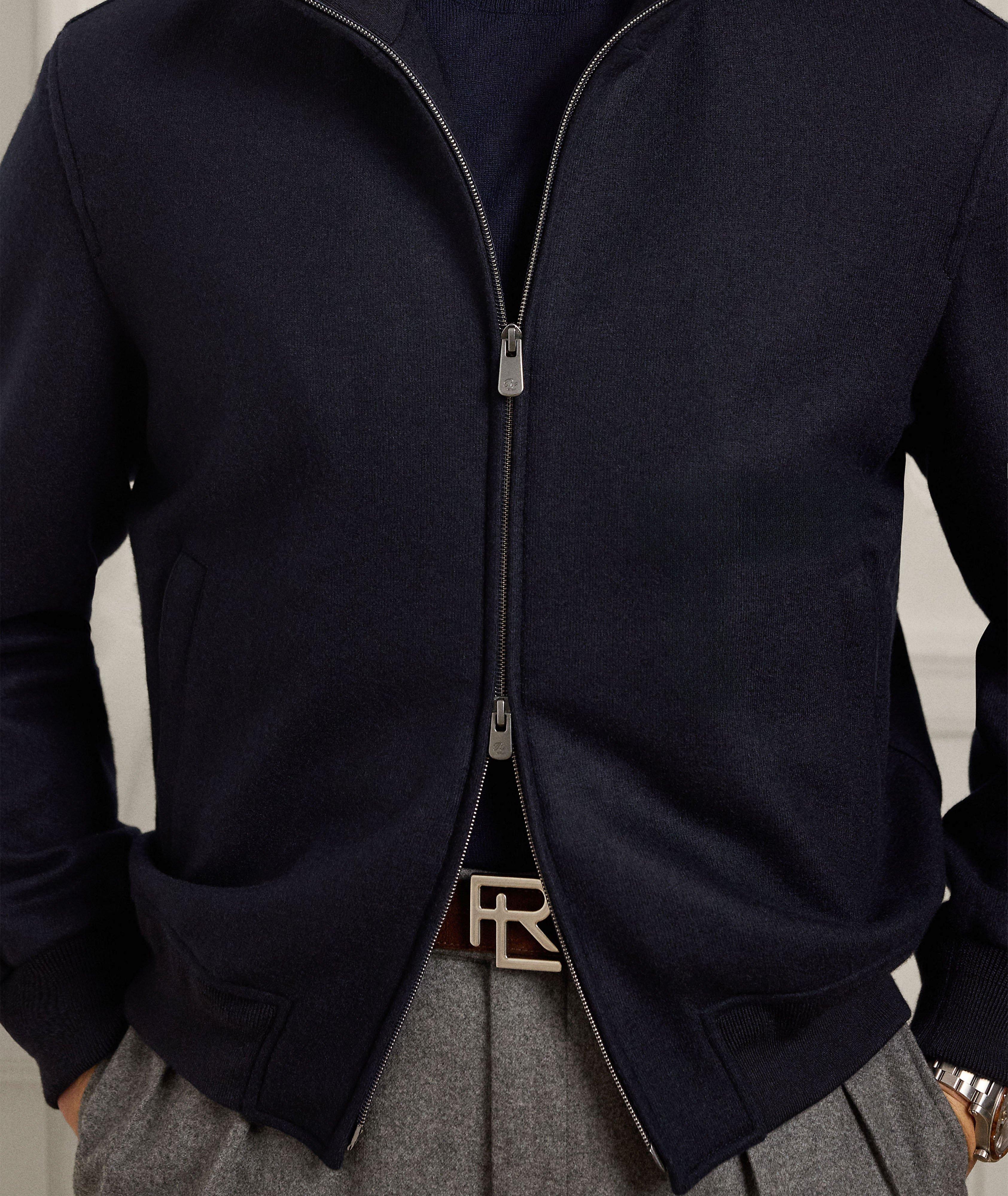 Blouson en cachemire double face image 3