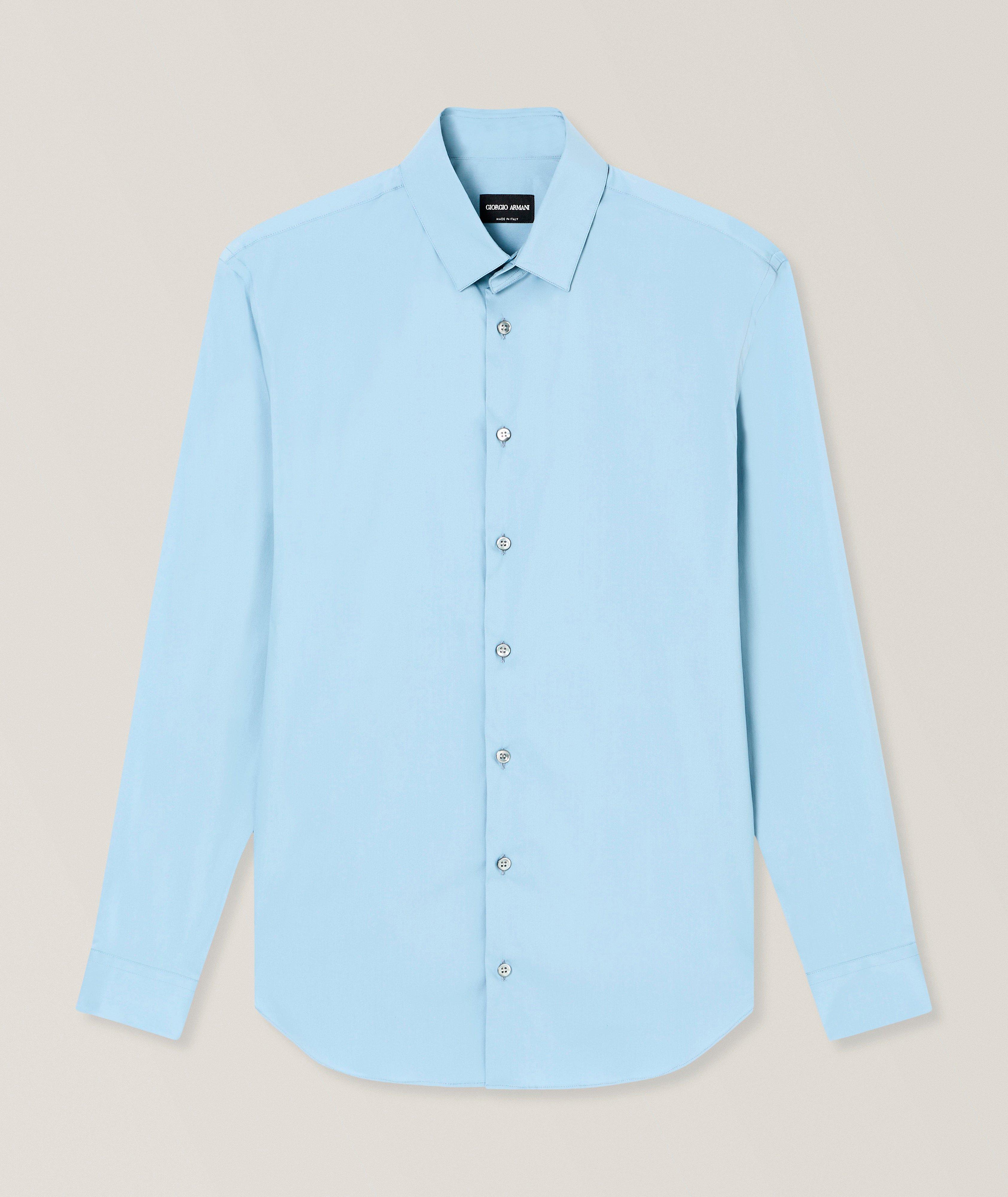 Slim-Fit Cotton Poplin Shirt image 0