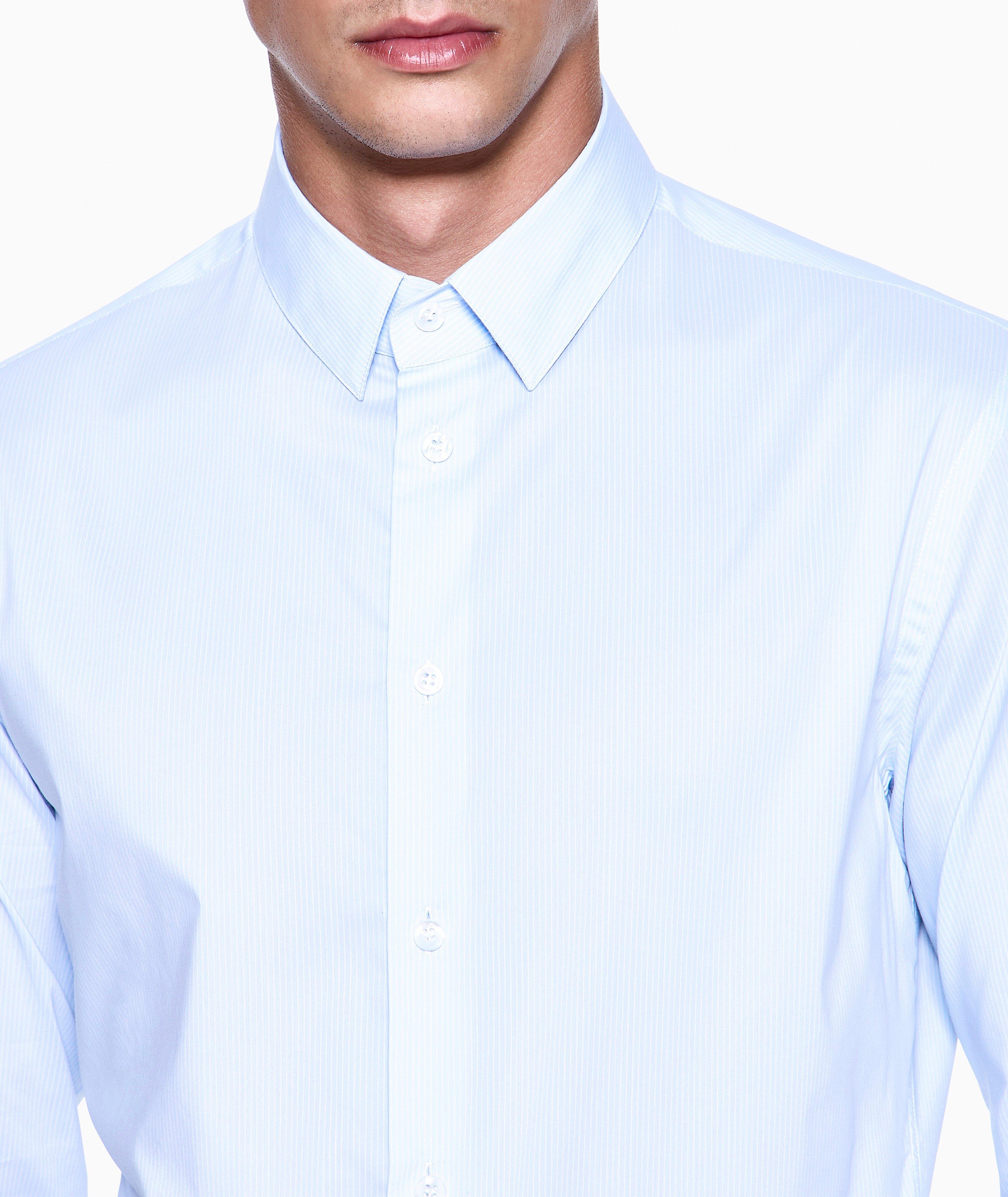 Chemise en jersey de coton extensible à rayures image 3
