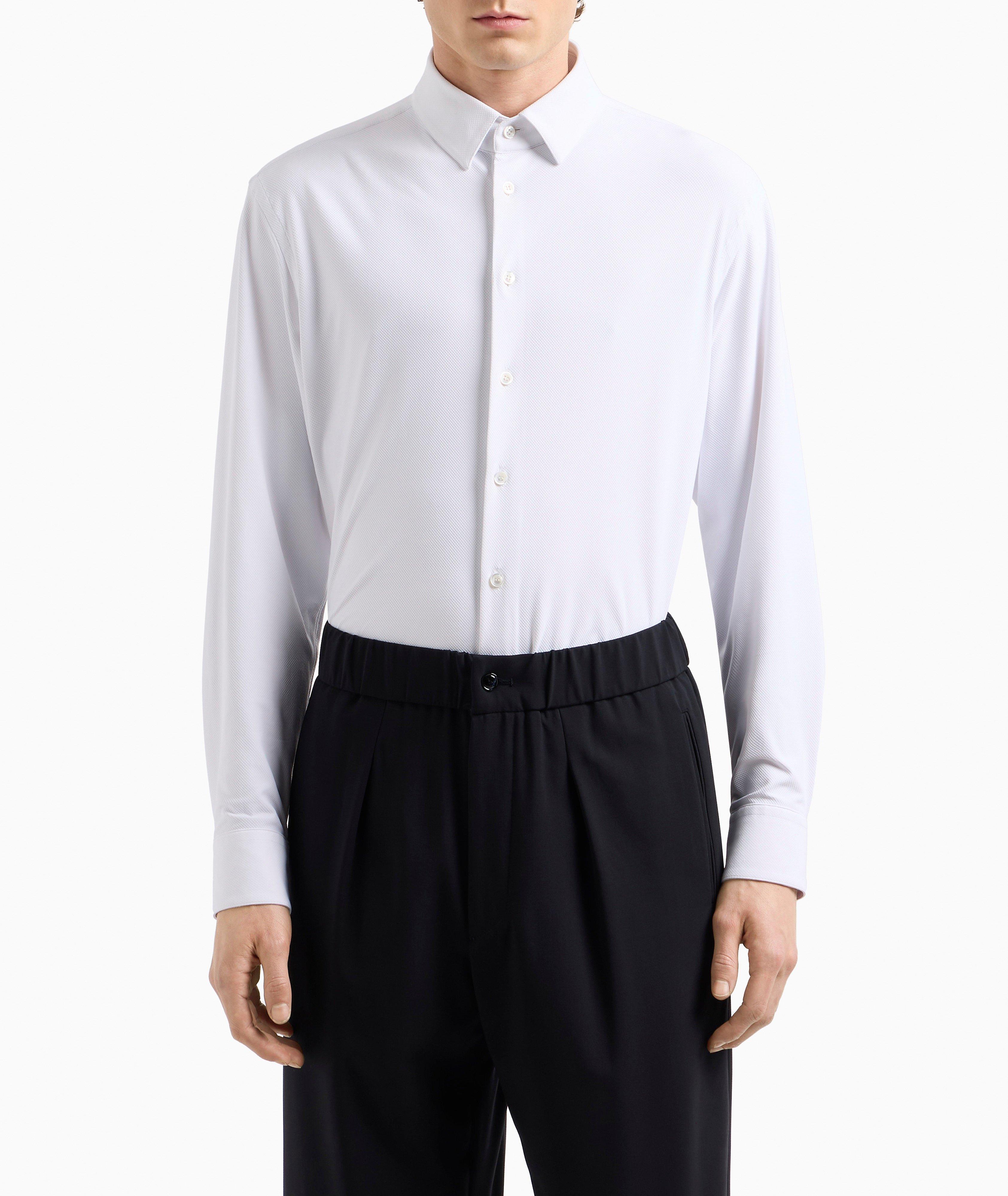 Chemise en jersey micro-texturé image 1