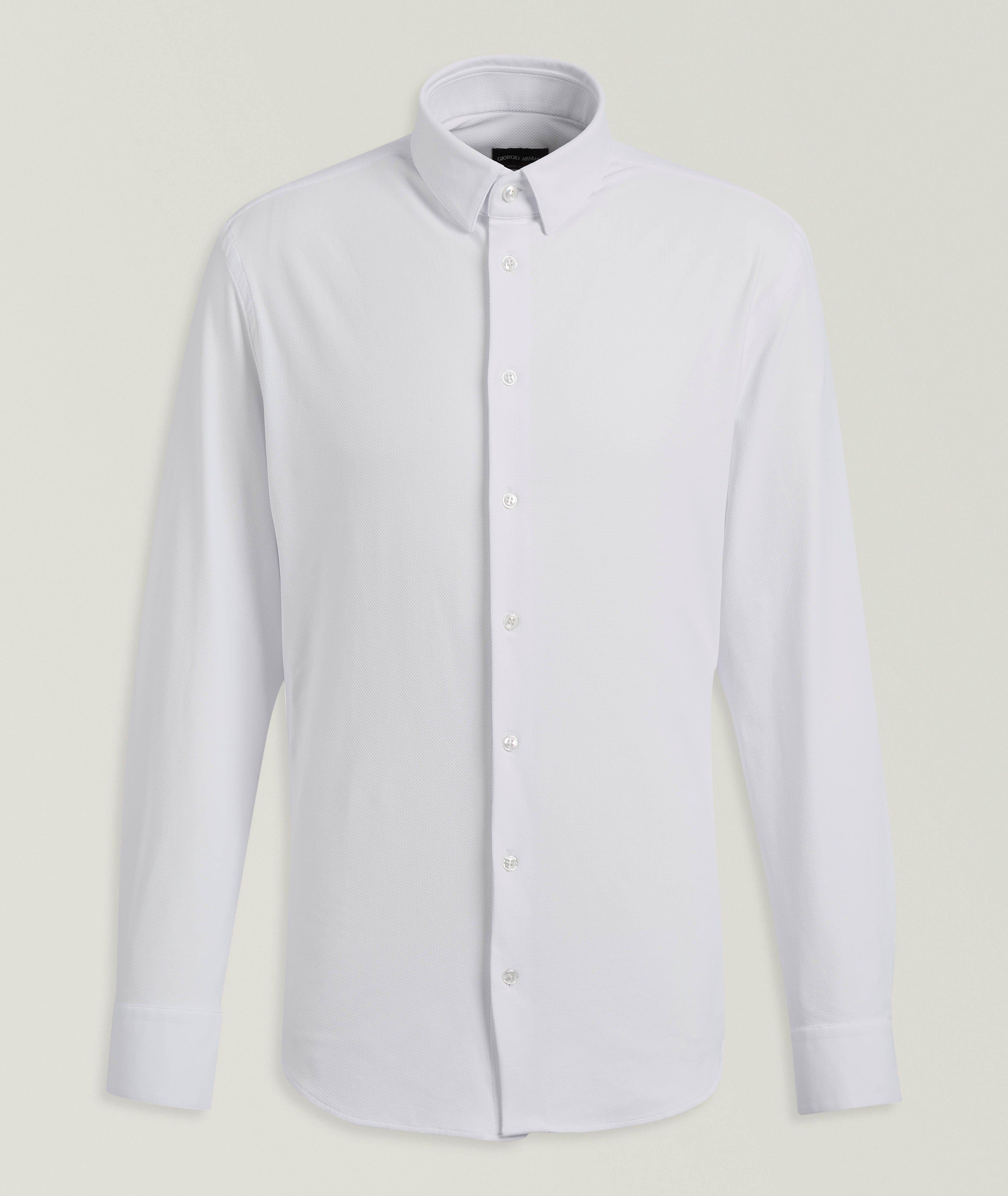 Chemise en jersey micro-texturé image 0