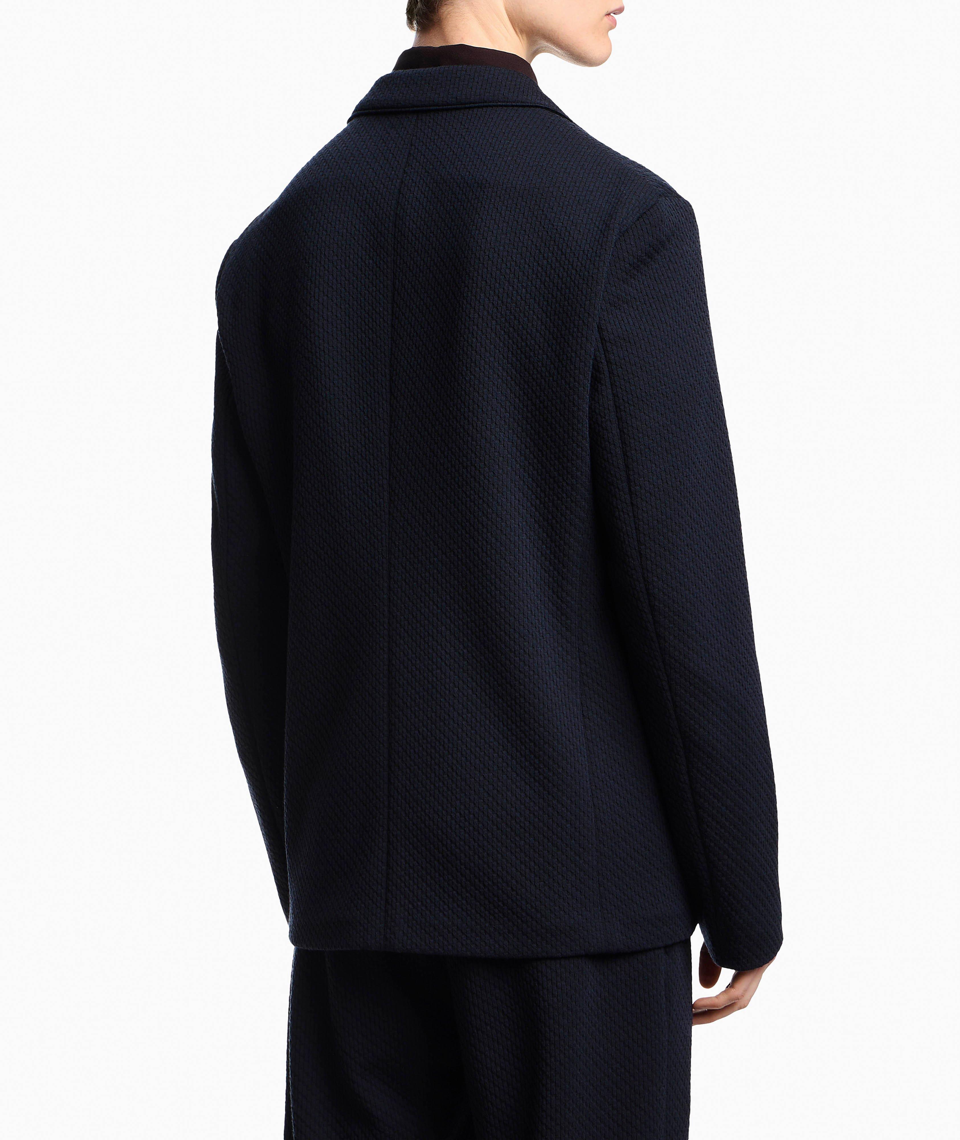Jacquard Double Jersey Knit Sport Jacket image 2