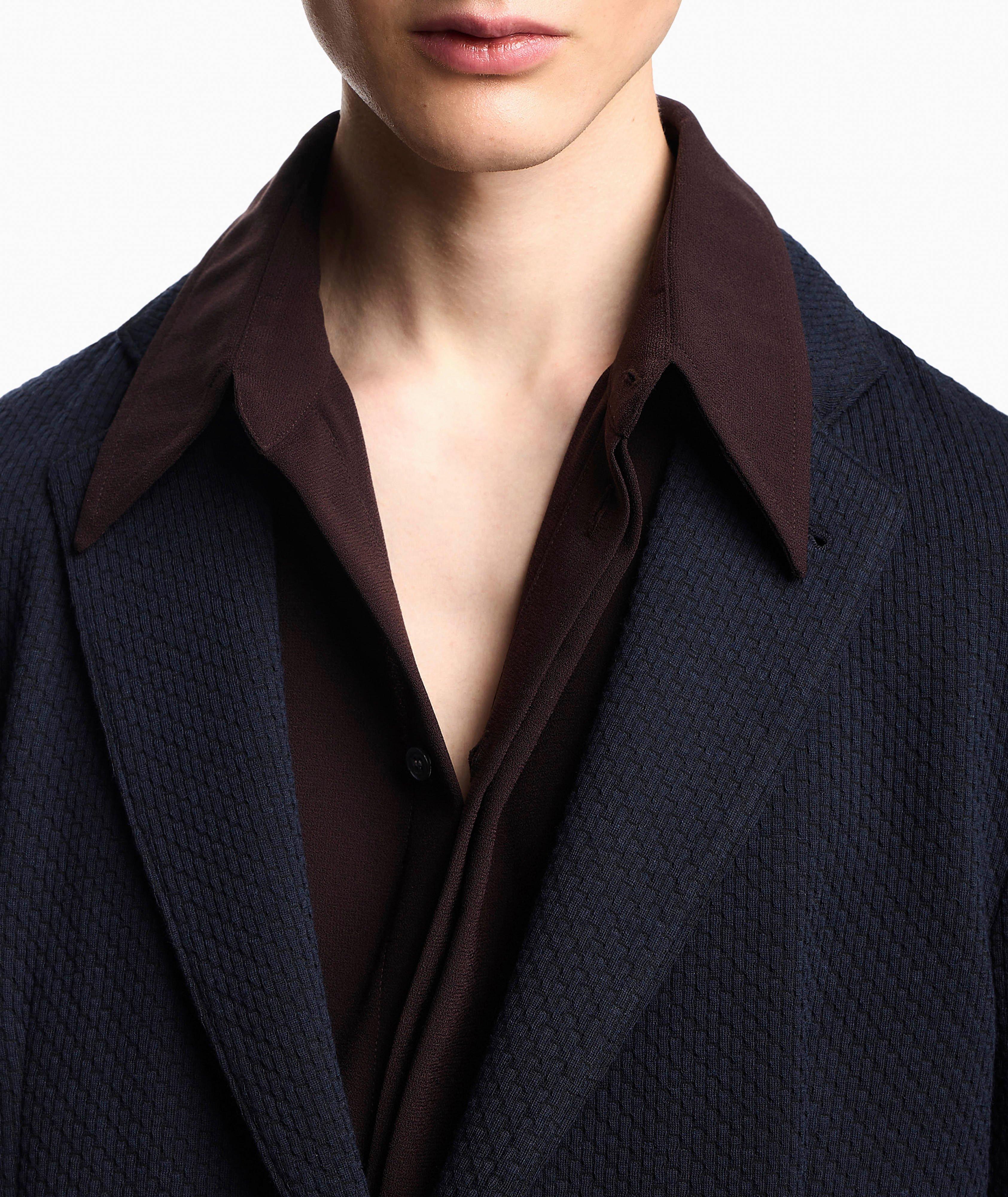 Jacquard Double Jersey Knit Sport Jacket image 3