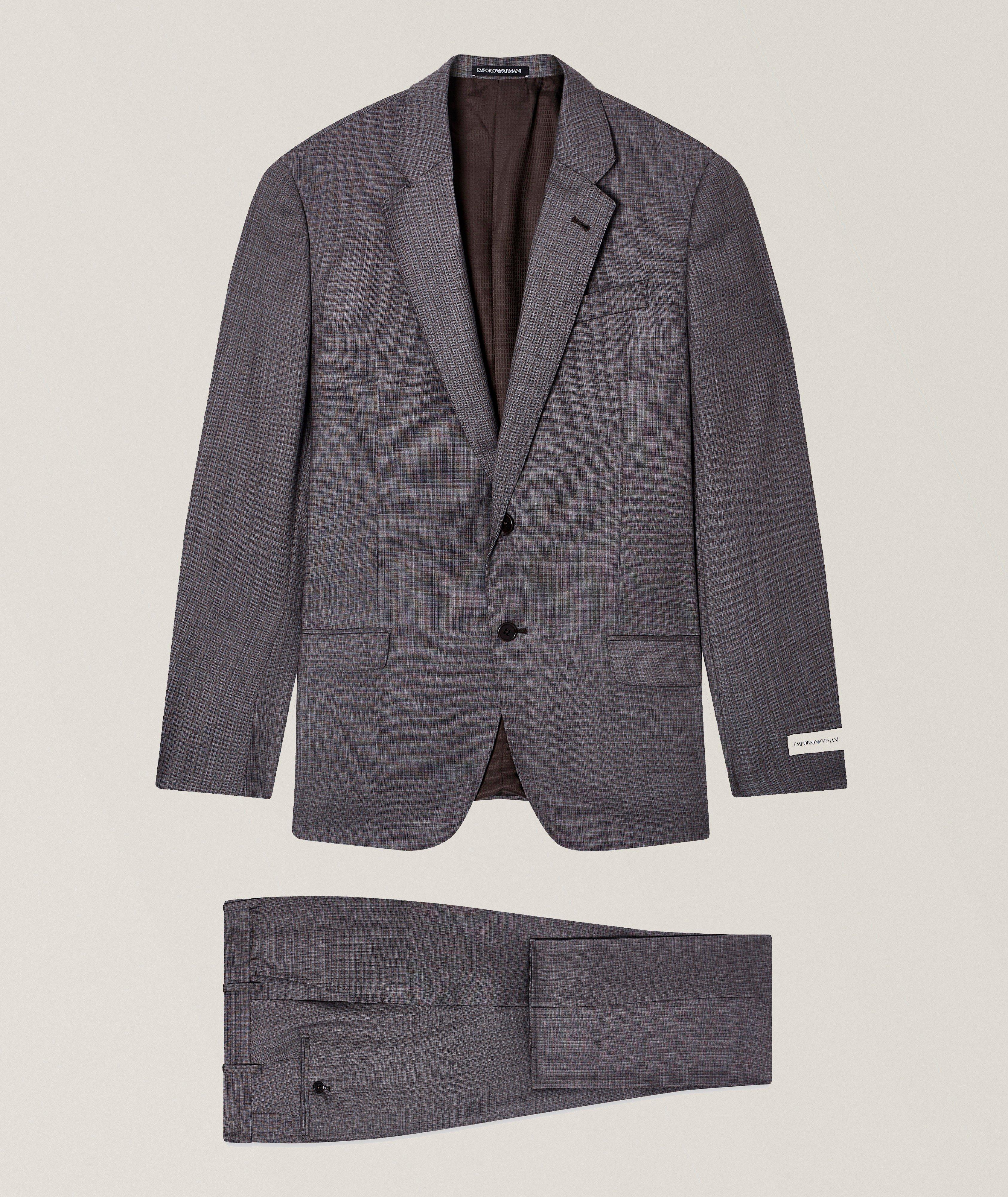 M-Line Slim-Fit Virgin Wool Suit image 0