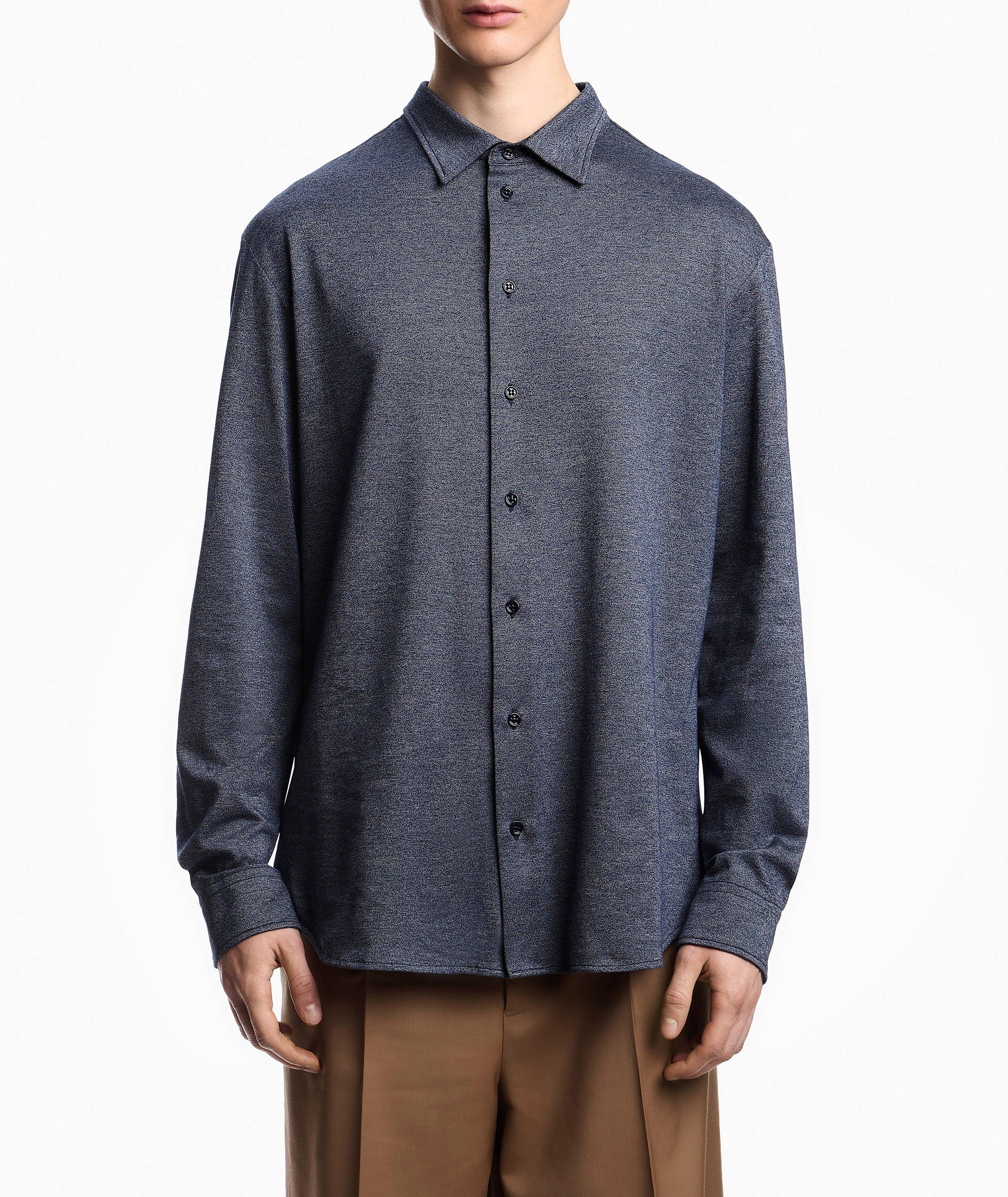 Icon Jaspé Jersey Cotton Shirt image 1