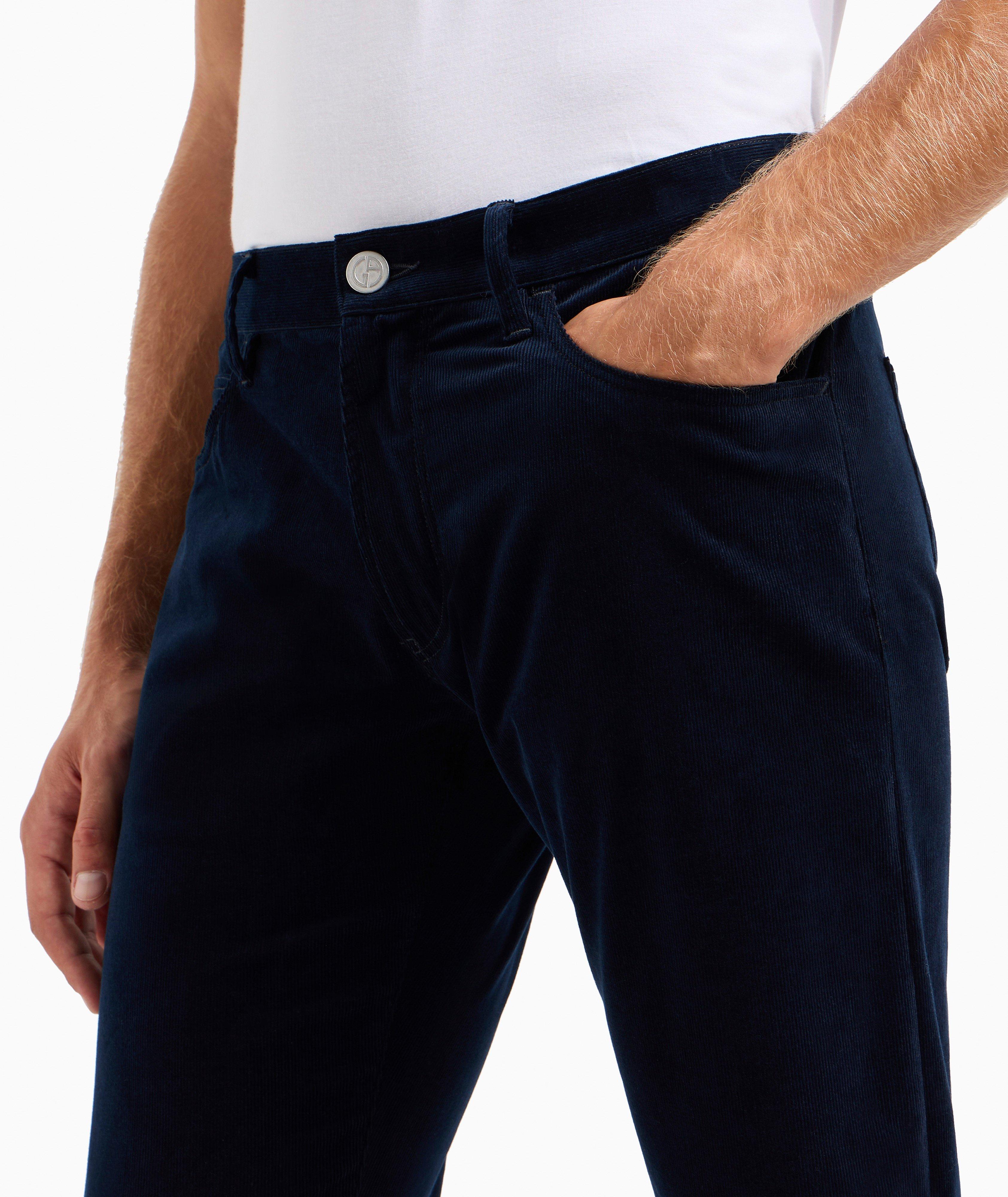 Pantalon cinq poches en velours côtelé image 4