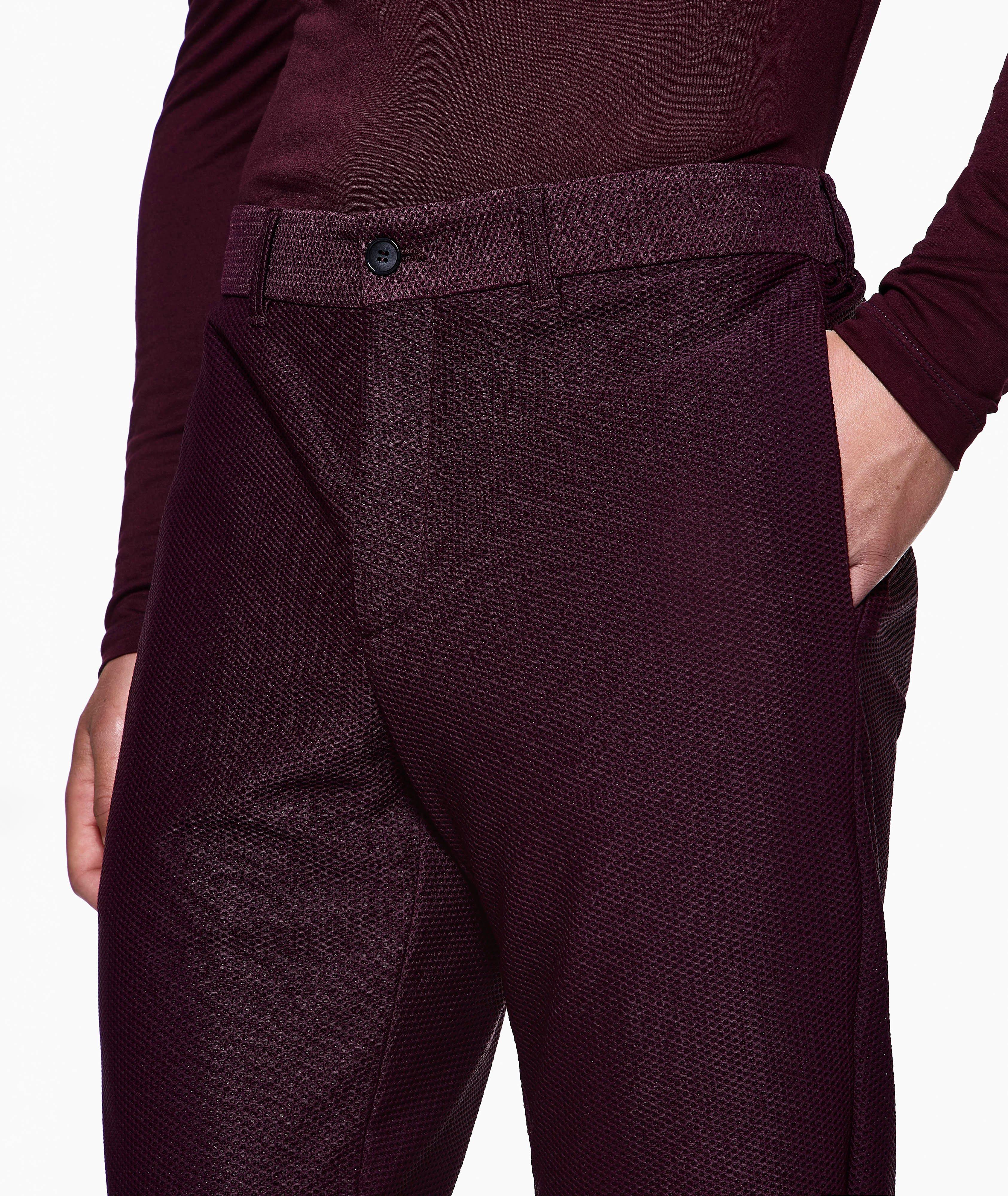 Pantalon en tissu technique gaufré image 3