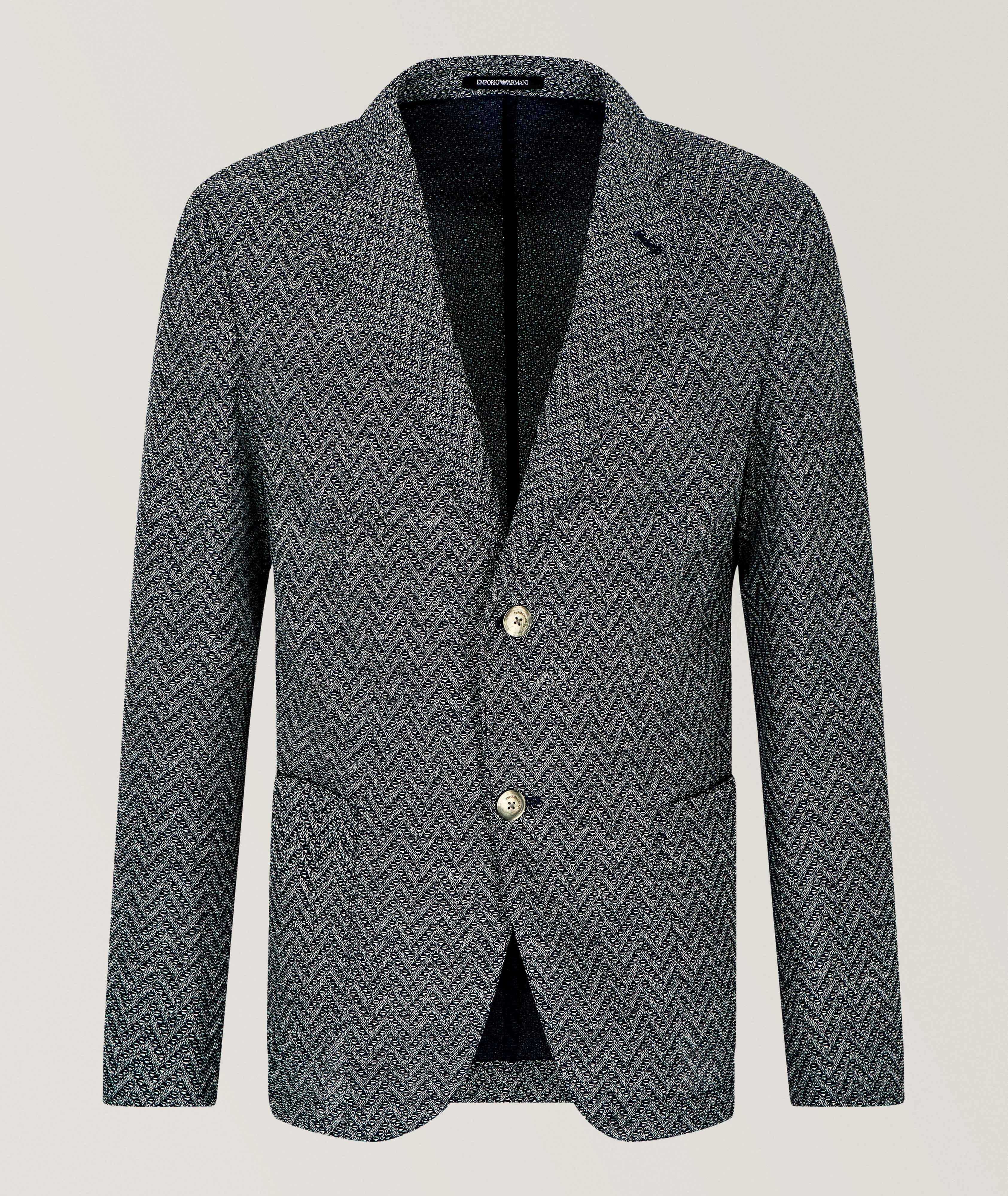 Chevron Single-Breasted Sport Jacket  image 0
