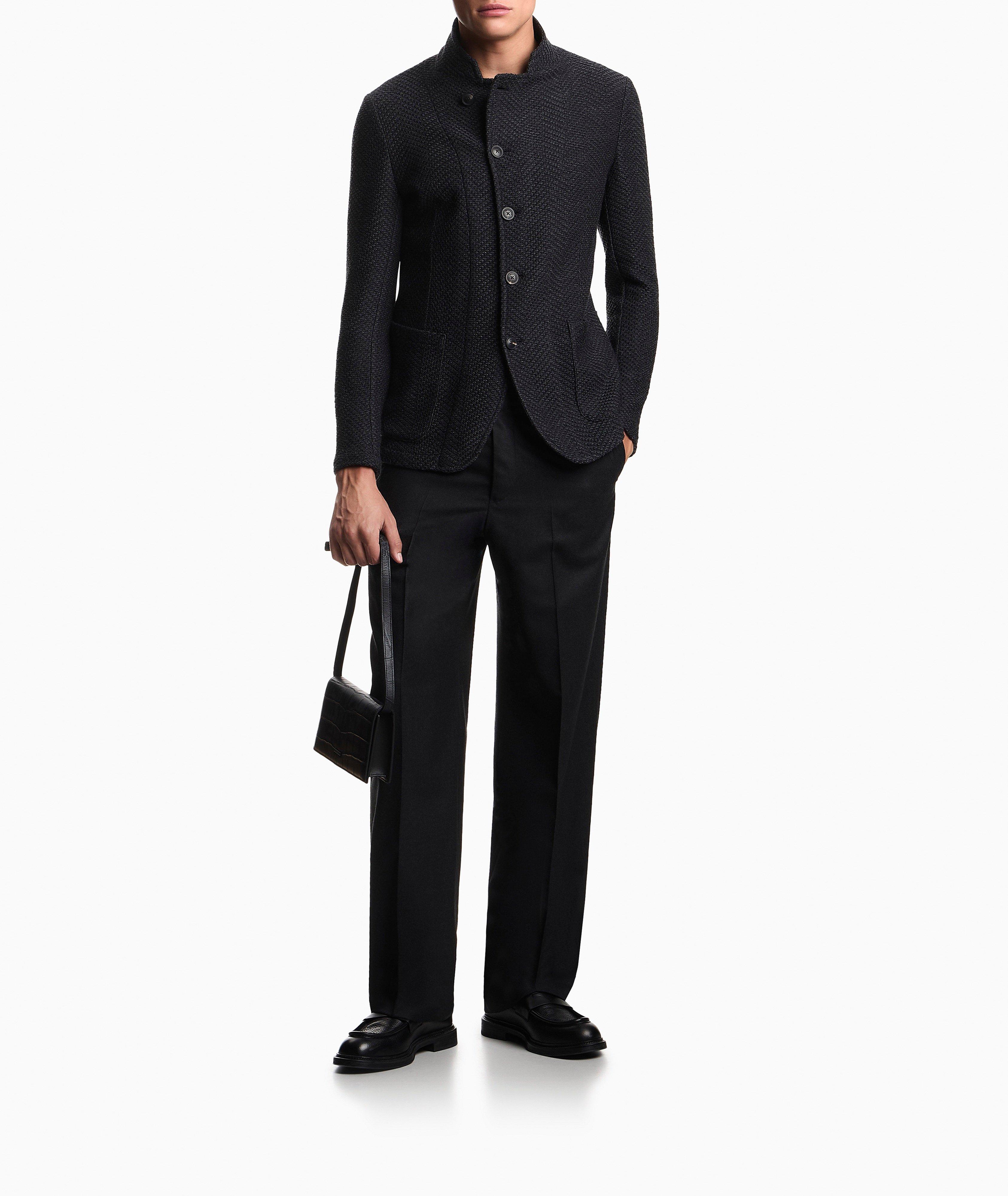 Veston de sport à col guru à chevrons Icon image 4