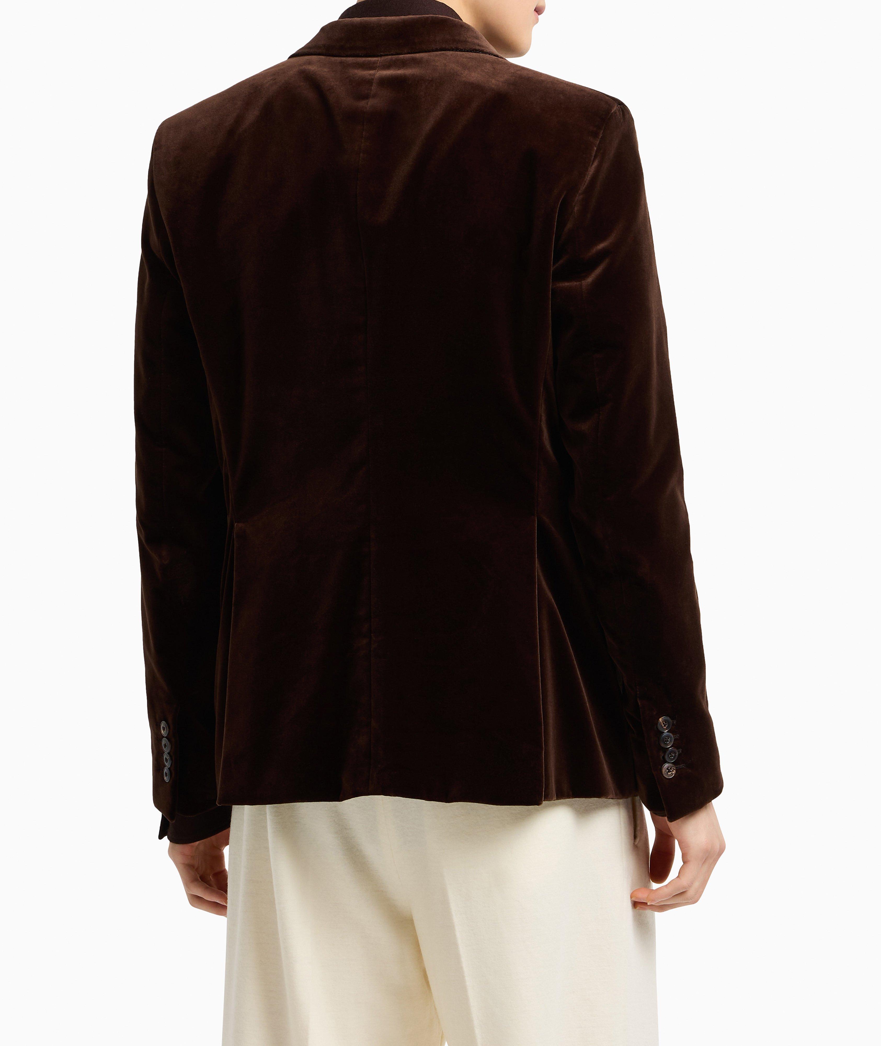 Veston sport droit en velours image 2