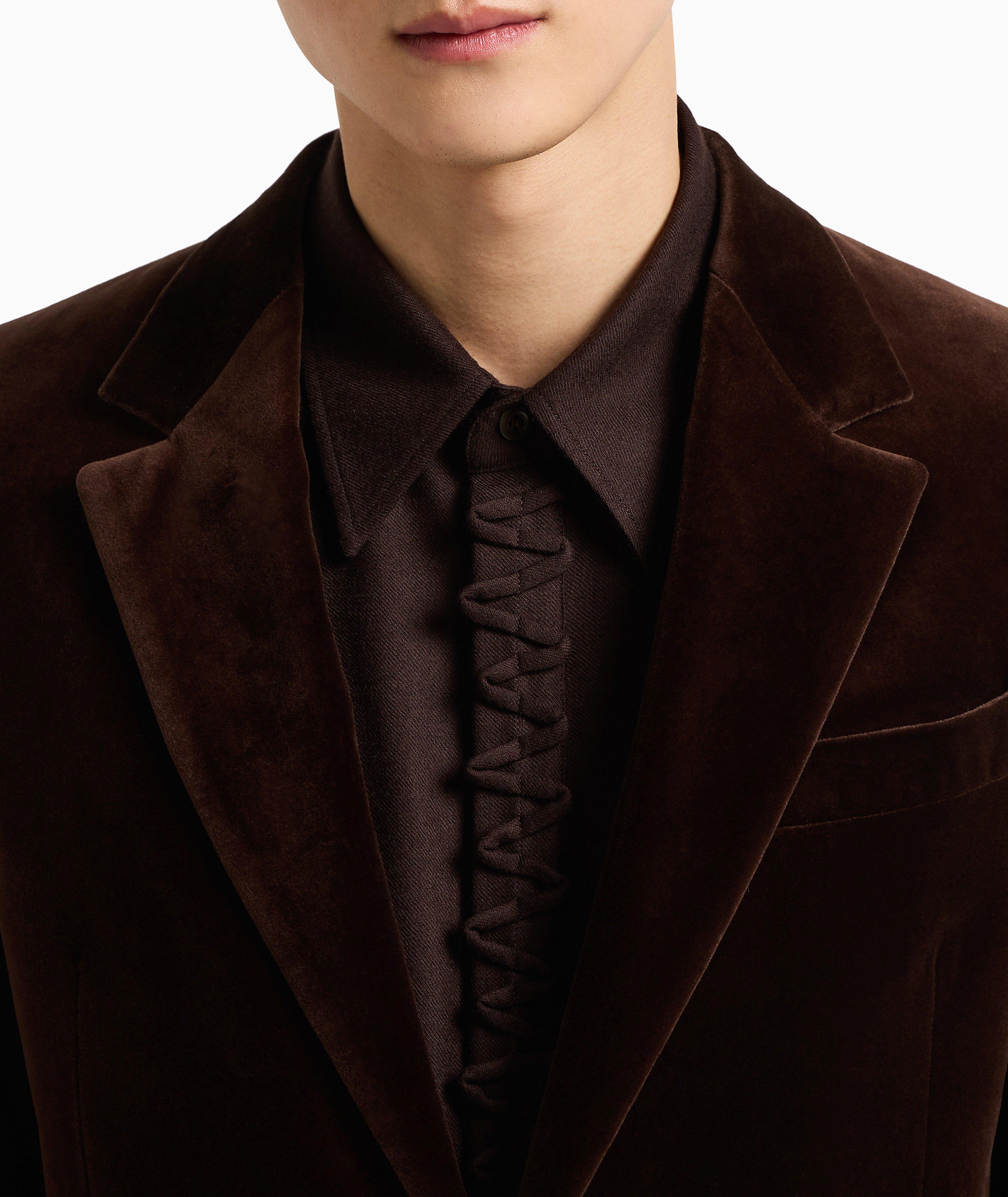 Veston sport droit en velours image 3
