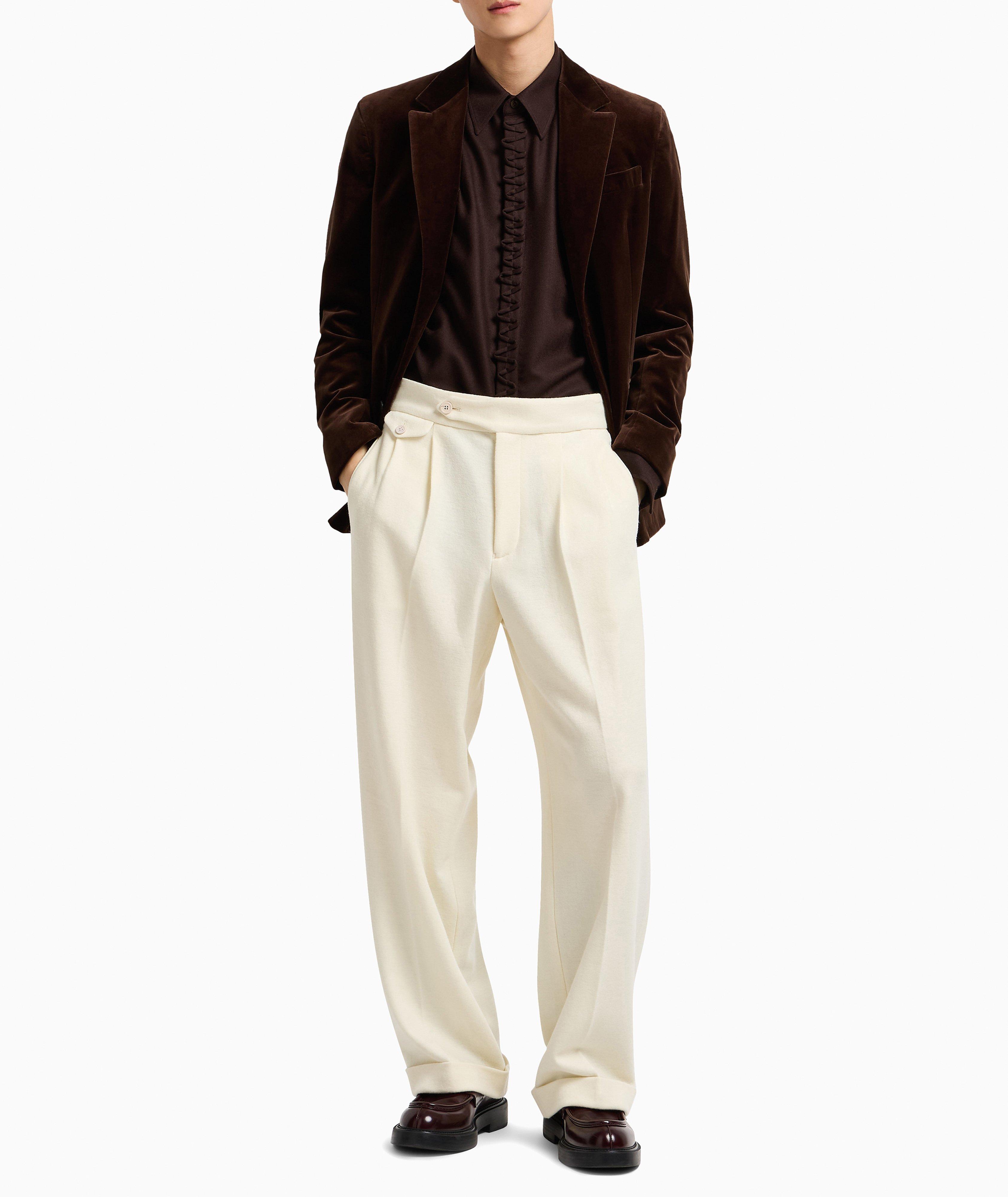 Veston sport droit en velours image 4