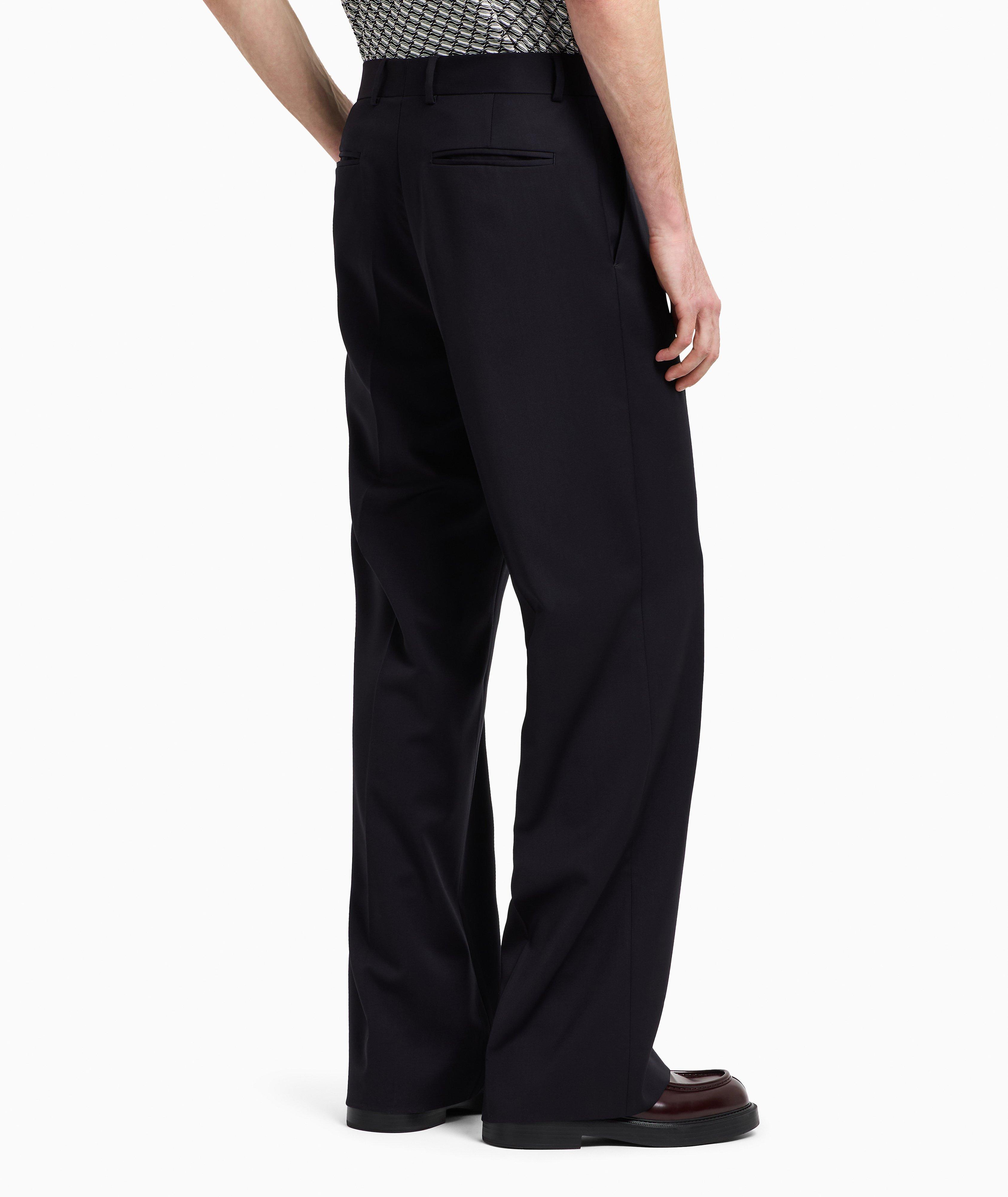 Stretch-Virgin Wool Wide-Leg Pants image 2