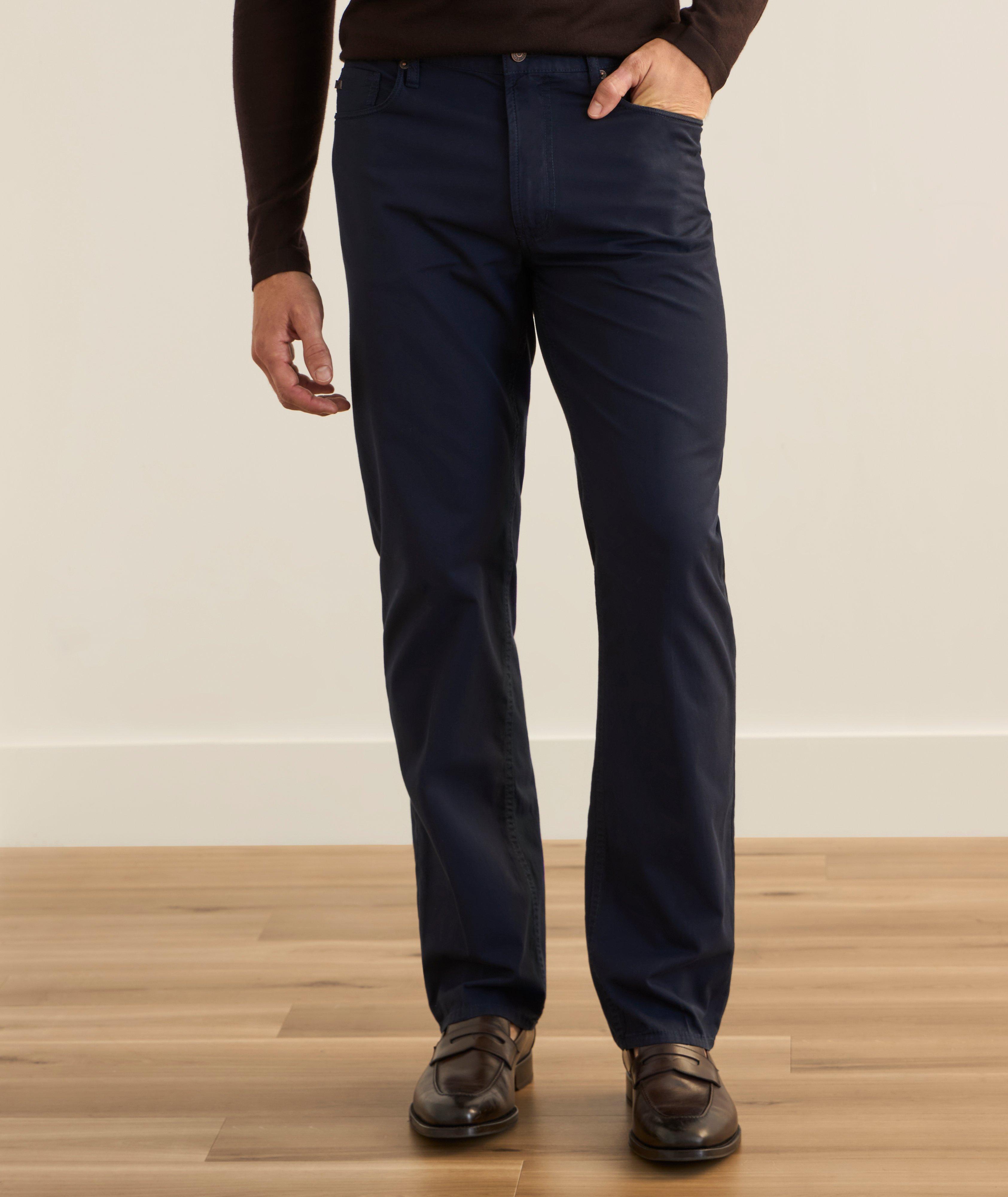 Pantalon droit J76 en sergé lavé image 1