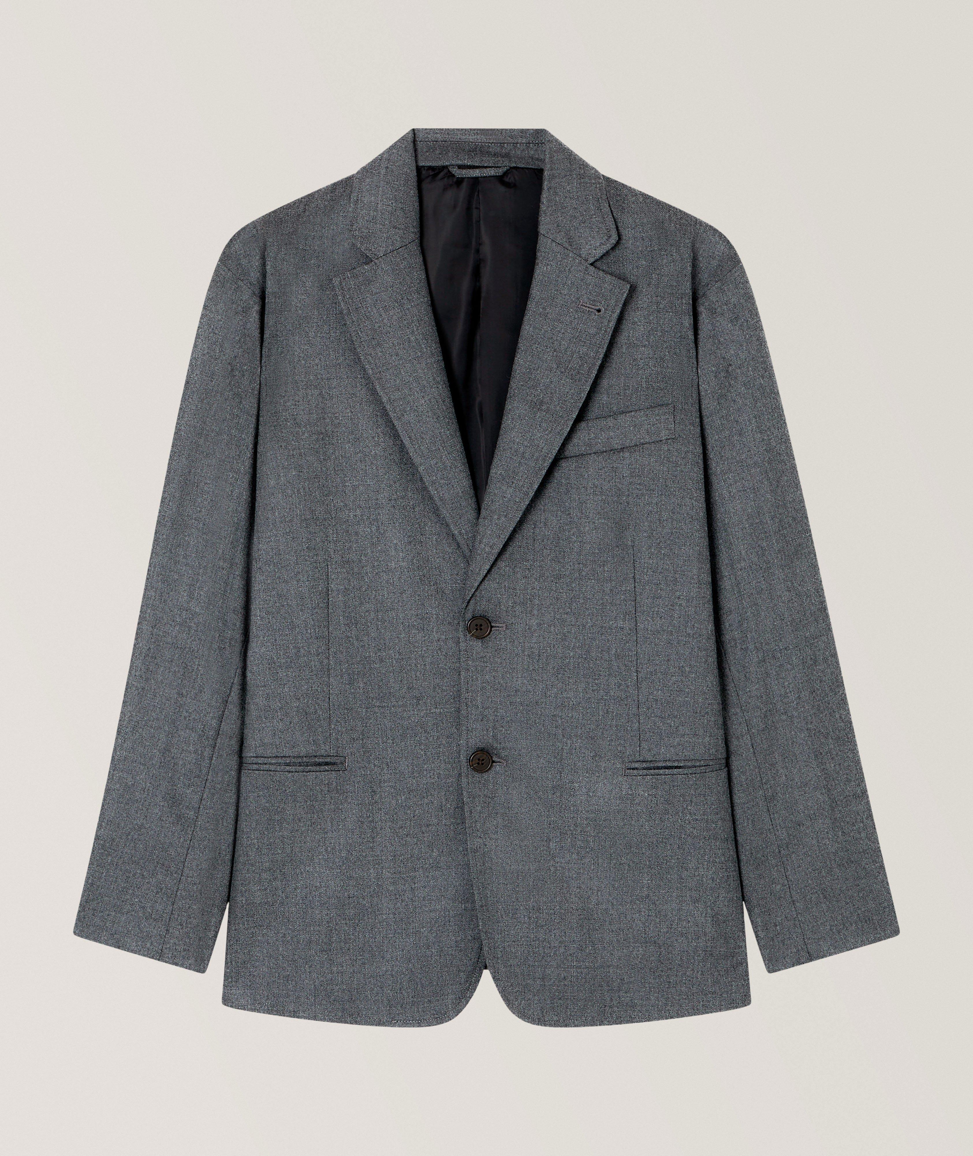 Stretch-Virgin Wool Sport Jacket image 0