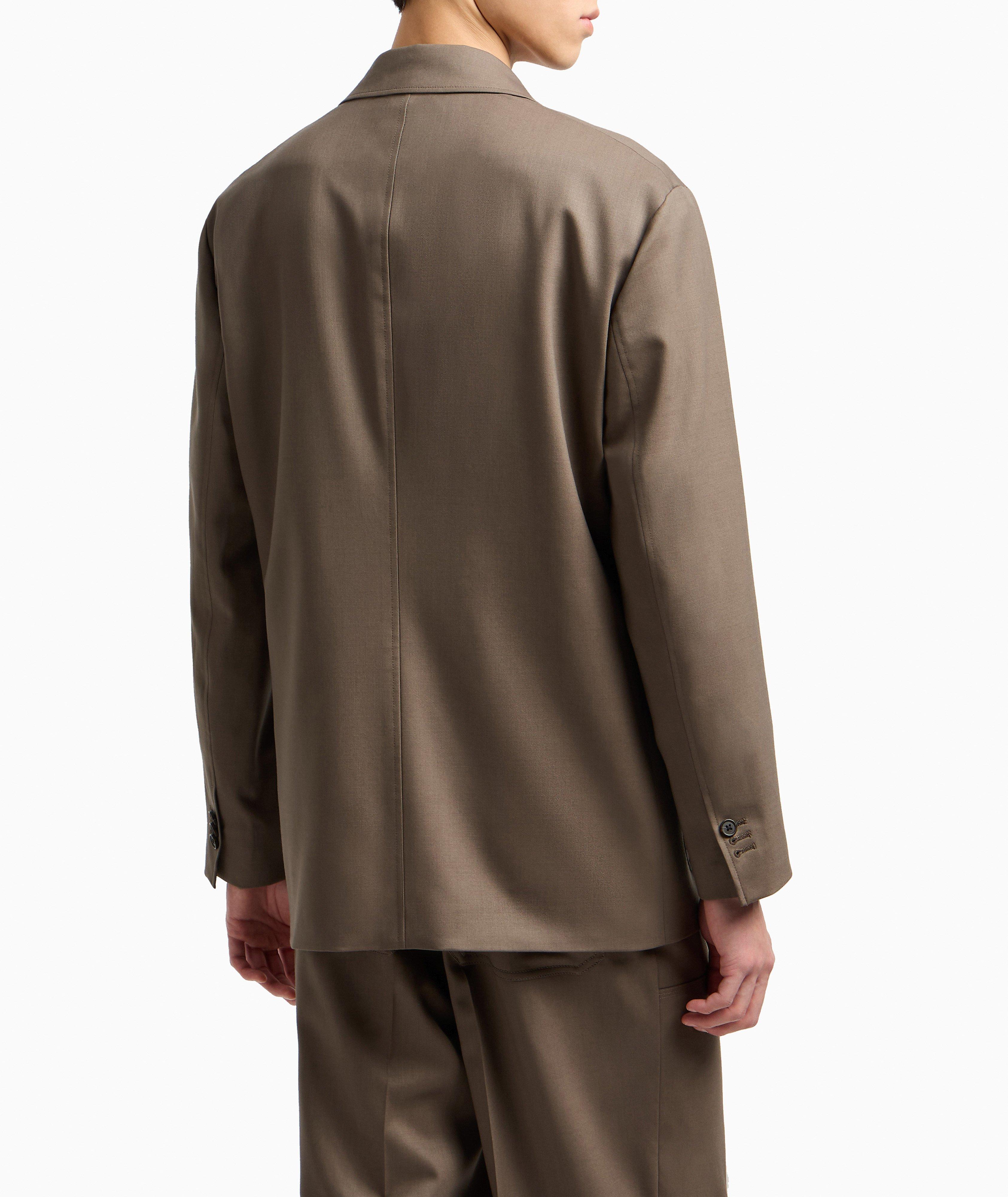 Veston sport en sergé de laine mélangée image 2