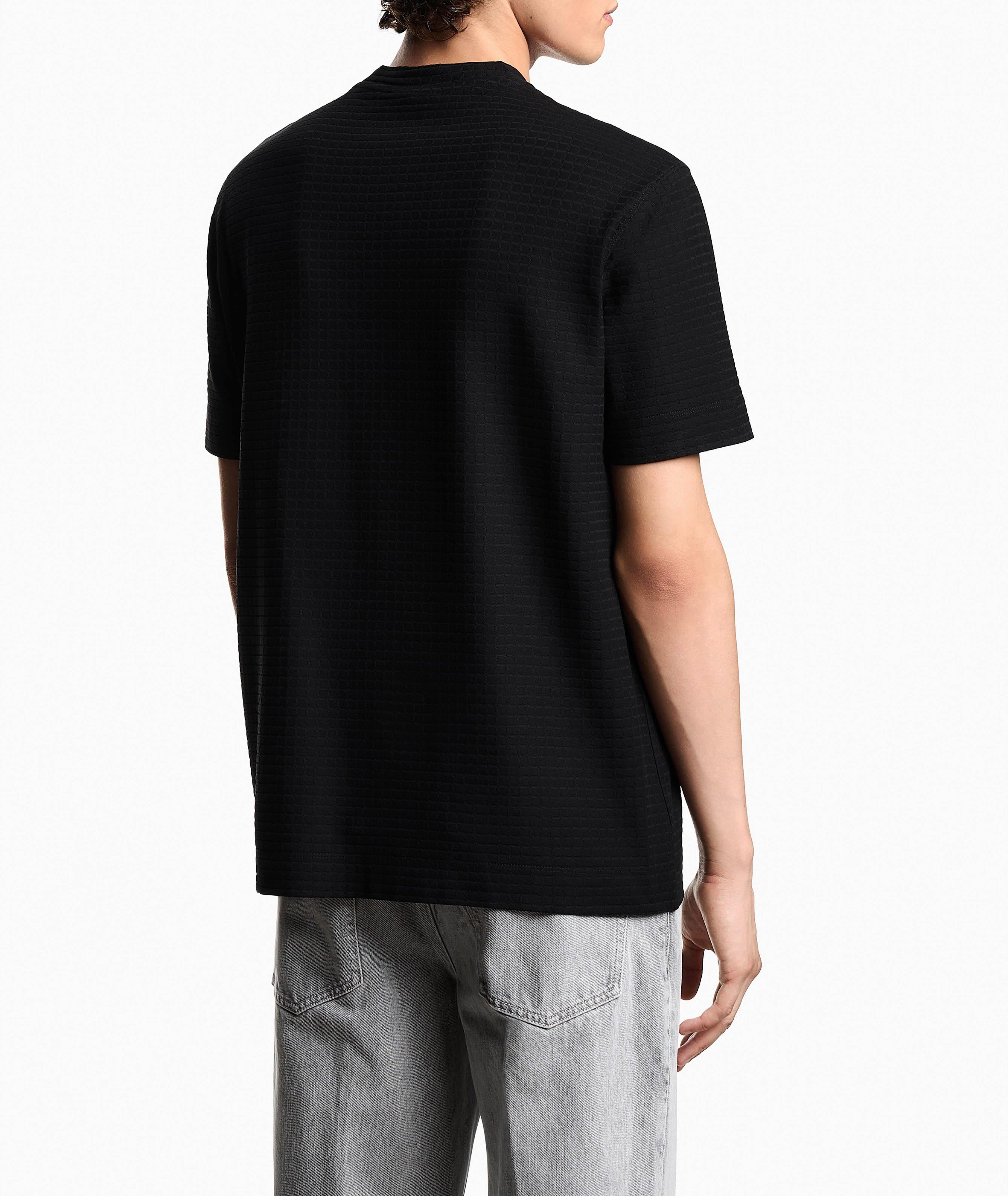 T-shirt en coton à motif géométrique, collection ASV axée sur la durabilité image 2