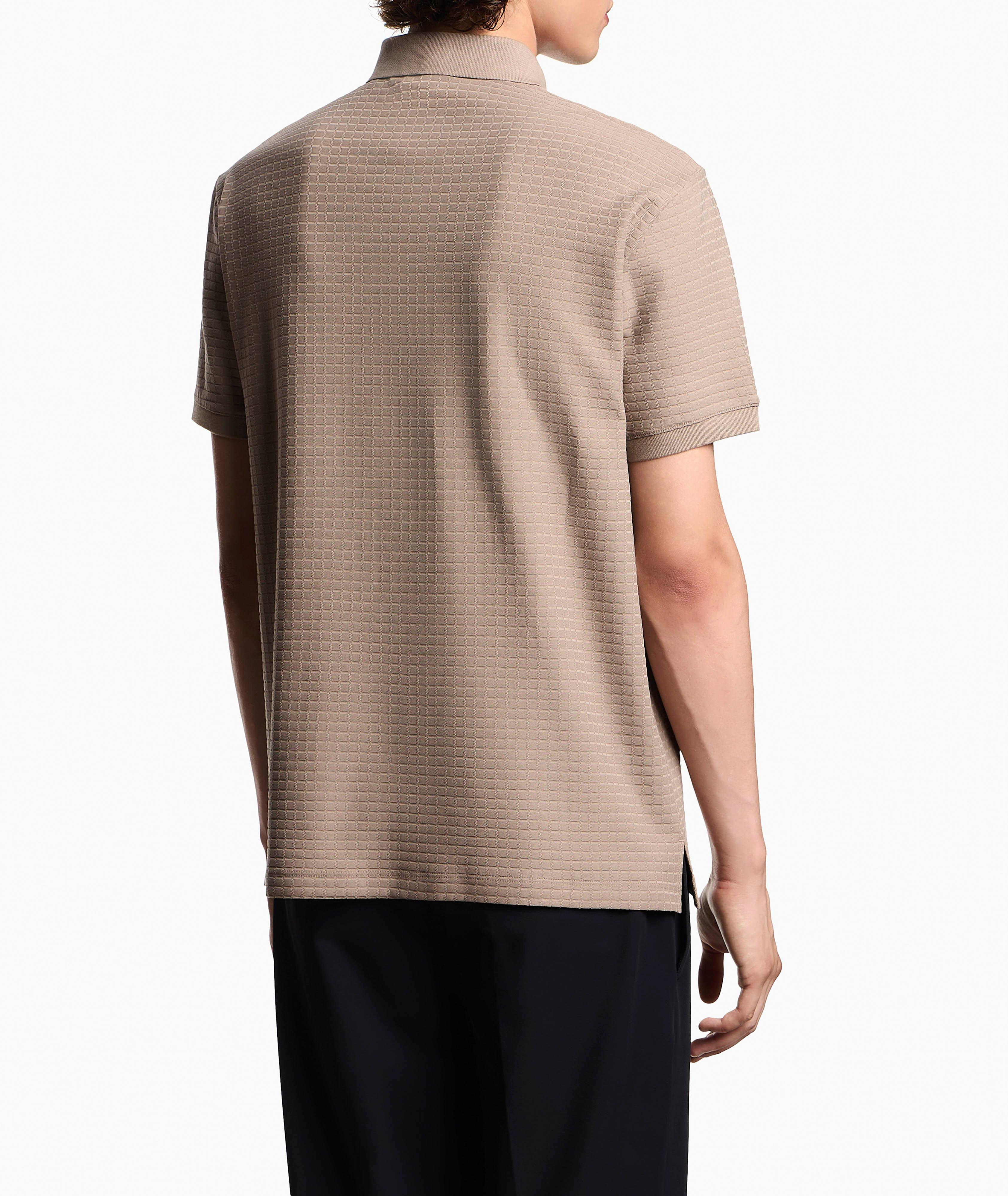 ASV Textured Jacquard Jersey Polo image 2