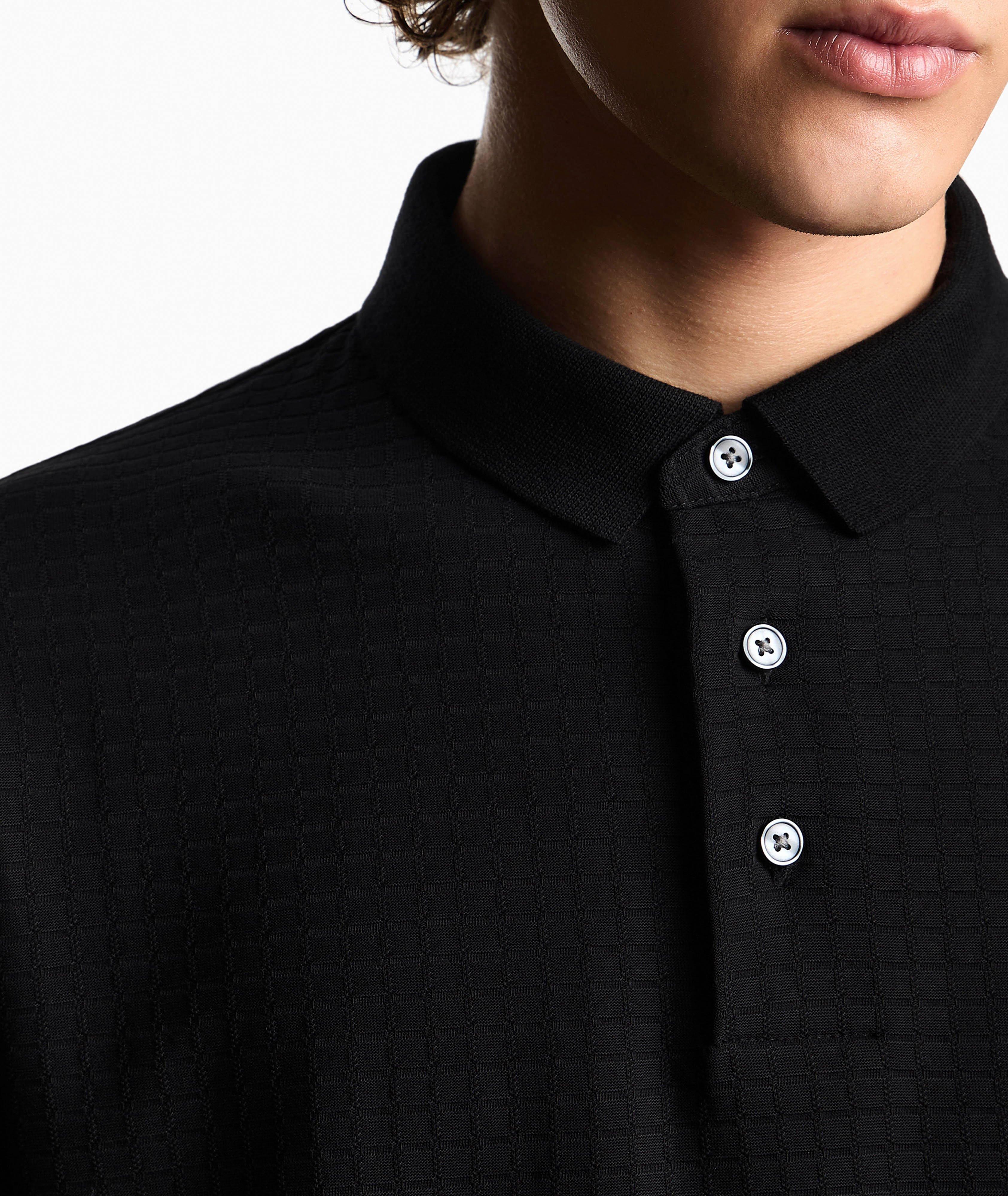 ASV Textured Jacquard Jersey Polo image 3